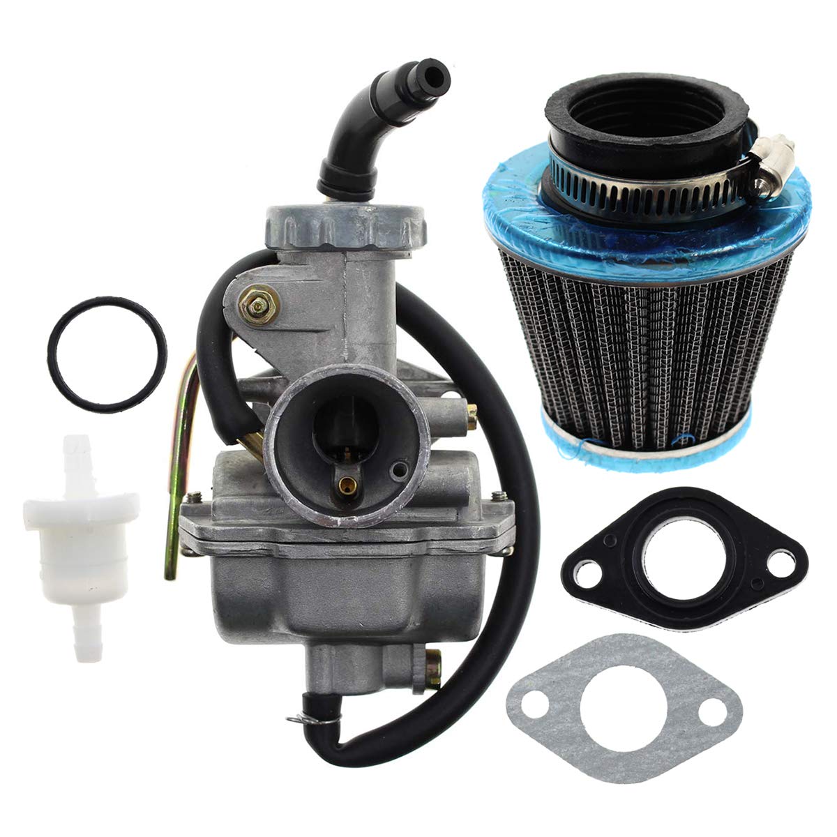 AUTOKAY PZ20 Carb Carburetor 49cc 70cc 90cc 100cc 110cc 125cc Coolster NST for Chinese ATV Quad Go kart 4 strokeSUNL TAOTAO JCL 