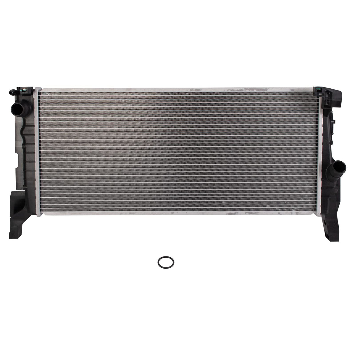 Trq Radiator Assembly Aluminum Core Compatible With 14-21 Mini Cooper 16-18 Cooper Clubman Cu13544