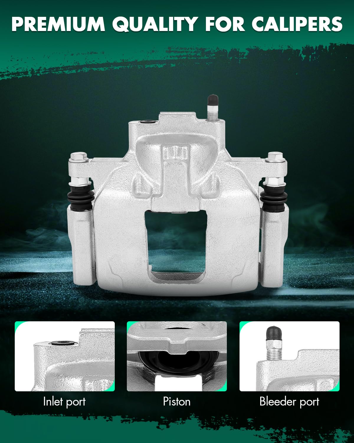 Scitoo Front Brake Caliper With Bracket 18B5044A, 18B5045A Compatible For Dodge Journey 2009-2012