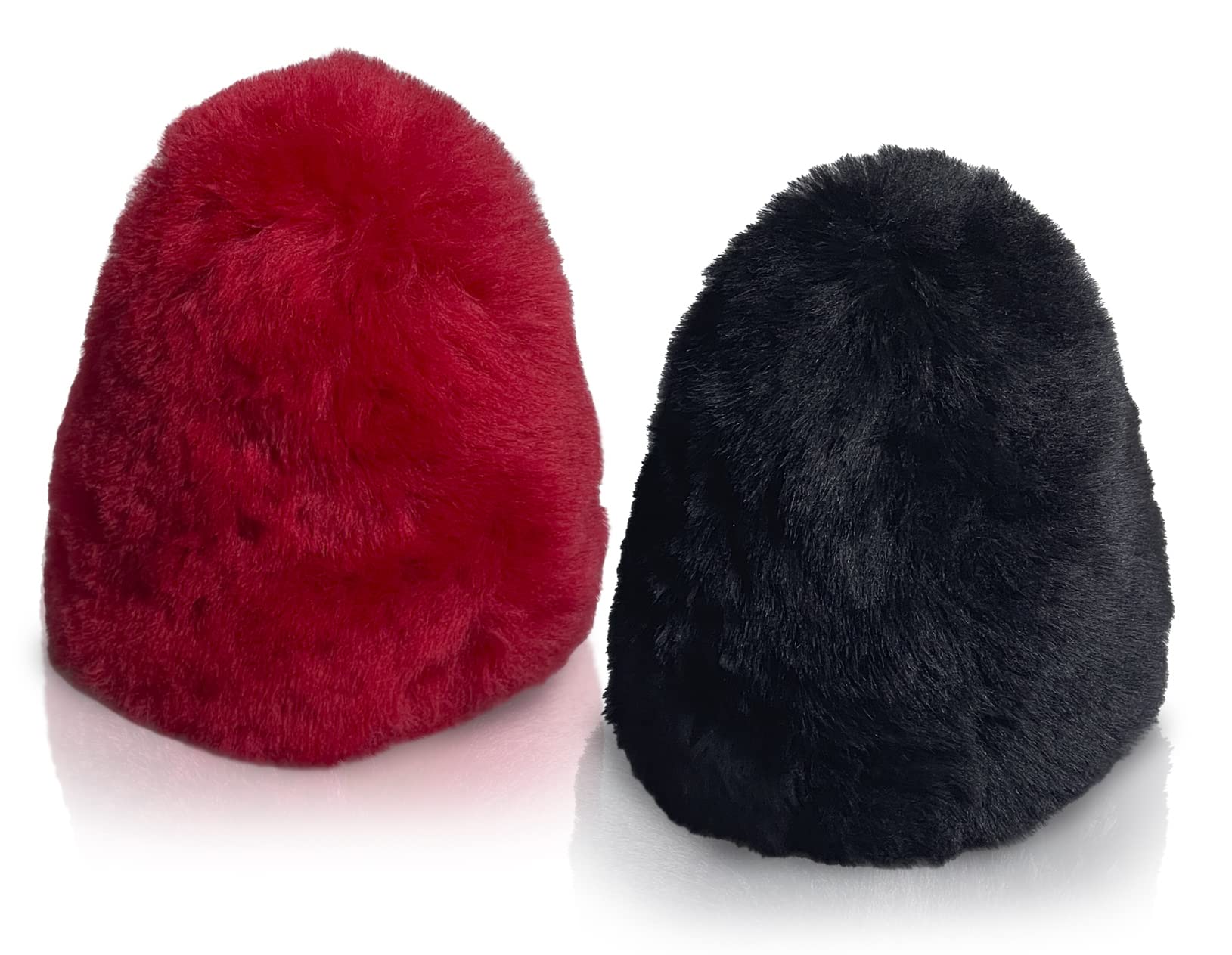 Medium Dual 100% Lambs Wool Buffer Covers Fit 2.5Dia x 3.5High - TruePower, Sunpentown Shoe Polishers