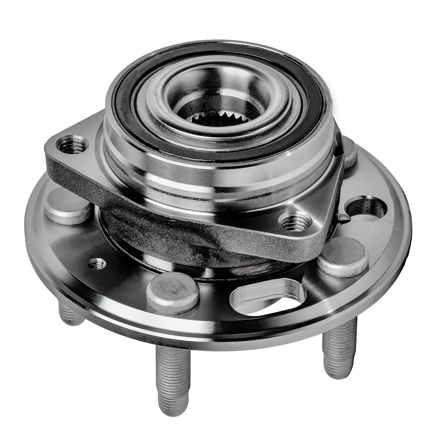 Detroit Axle - Front Or Rear Wheel Bearing Hubs For Chevy Malibu Impala Buick Regal Lacrosse Saab 9-5 Cadillac Xts, Front Hubs F