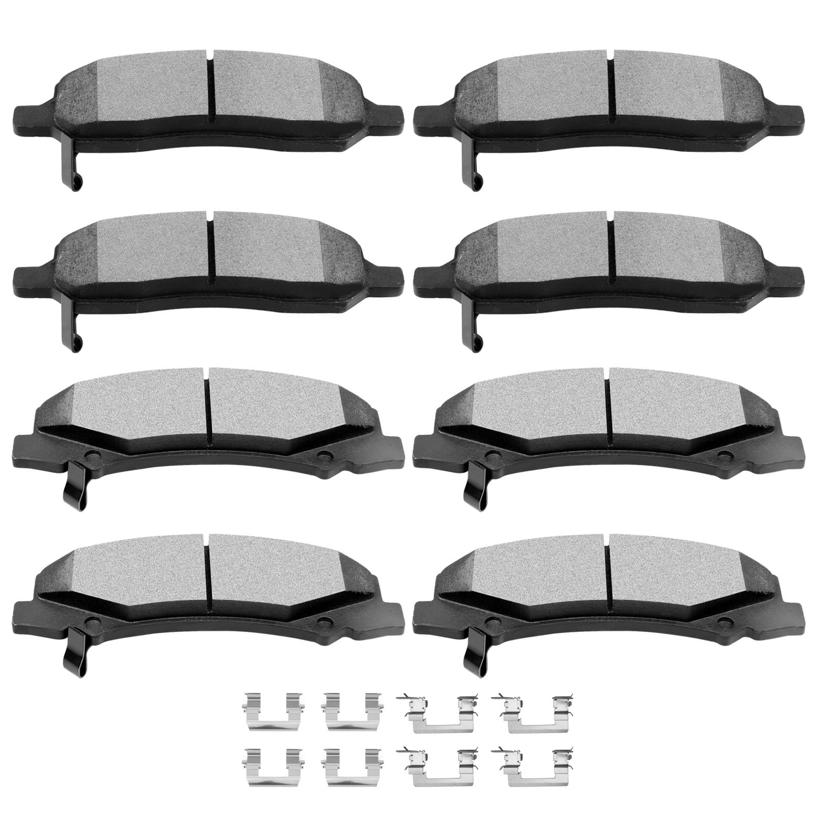 Scitoo D1159 D1172 Front Rear Ceramic Brake Pads Sets Fit For Buick Lucerne 2006-2011,For Cadillac Dts 2006-2011