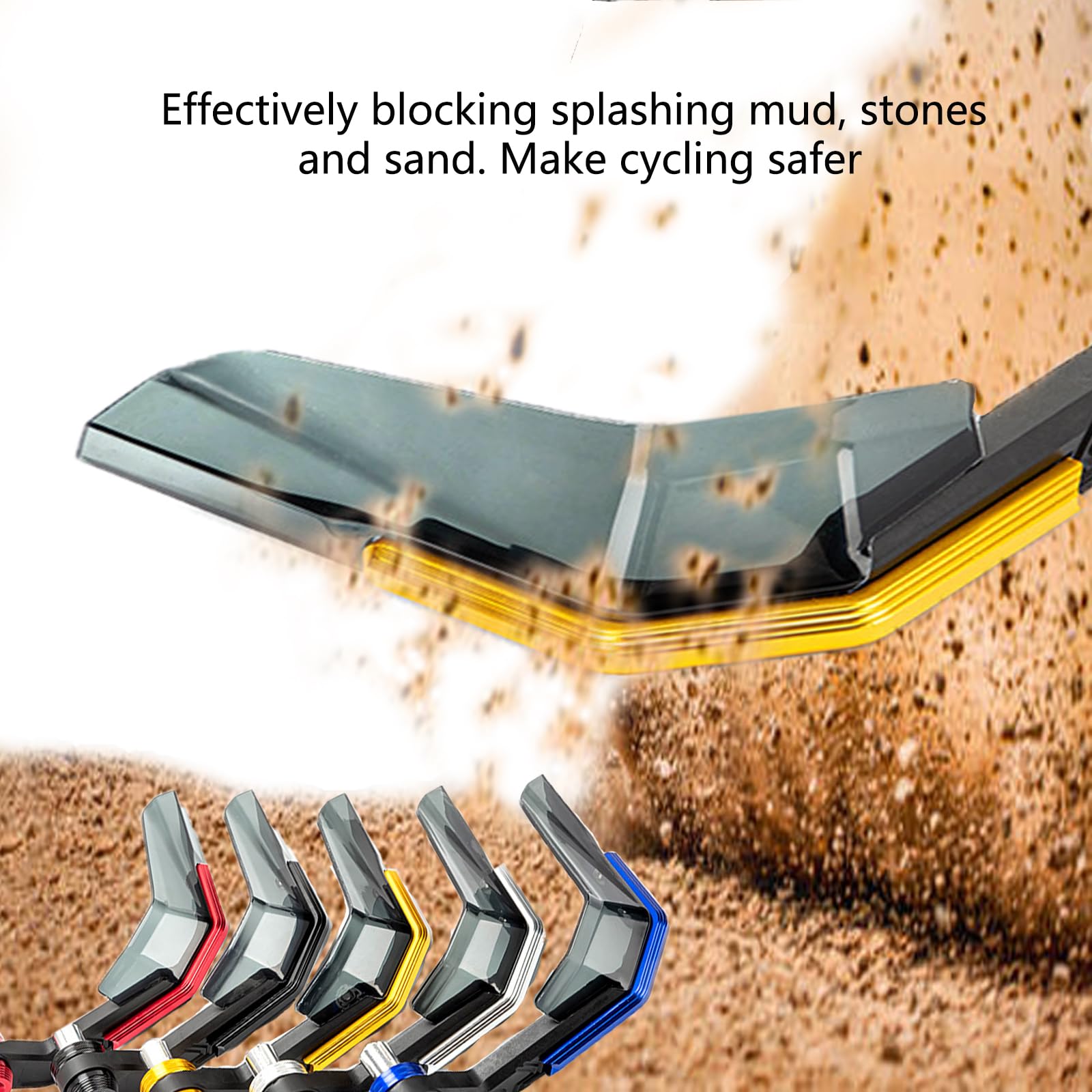 Kbgrax Universal 7/8    22Mm Motorcycle Powersports Aluminum Alloy Handguard,Motorcycle Accessories For Yamaha Honda Kawasaki Su