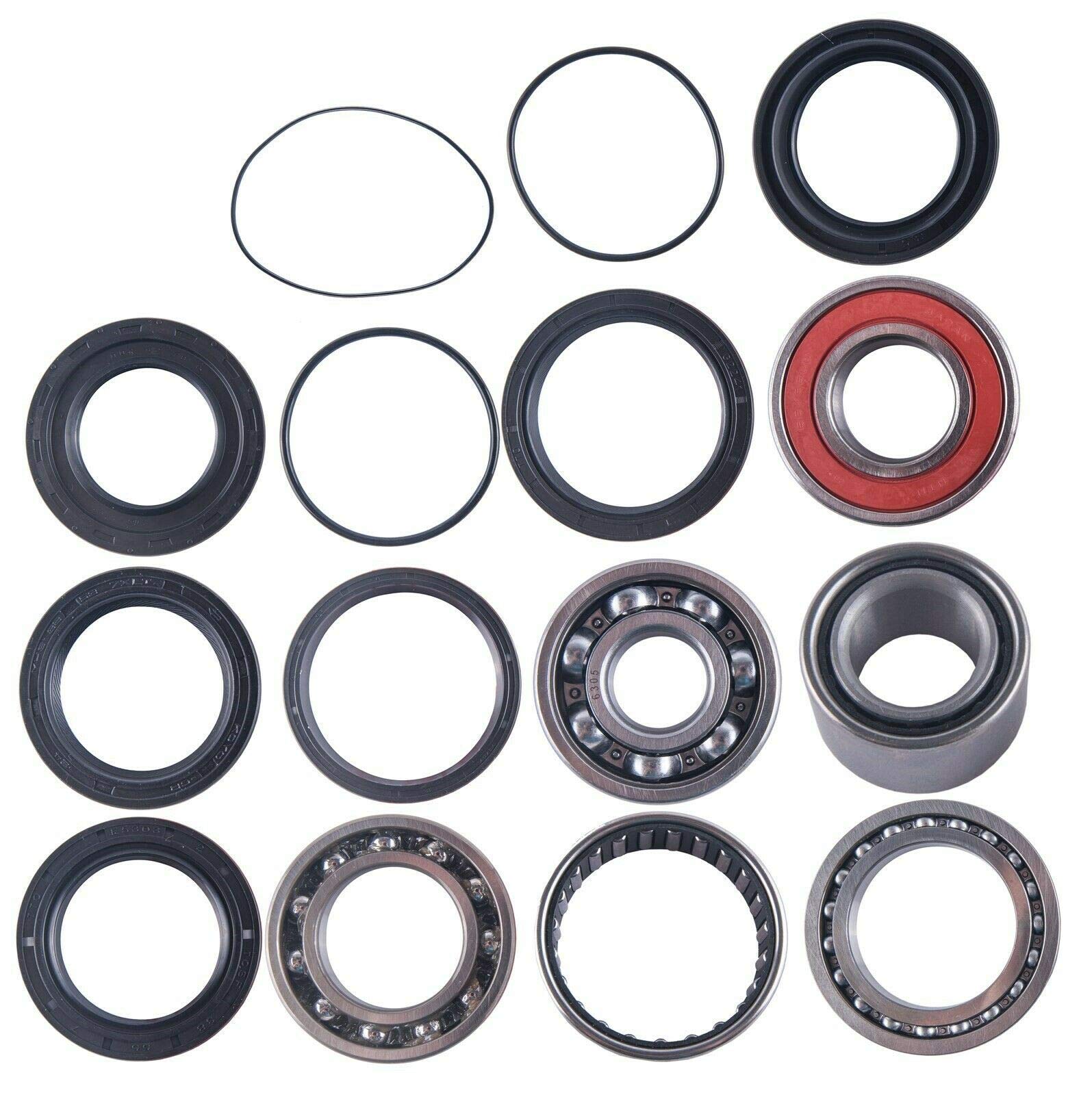 East Lake Axle rear differential bearing & seal kit for Yamaha 350 Wolverine 1995 1996 1997-2005