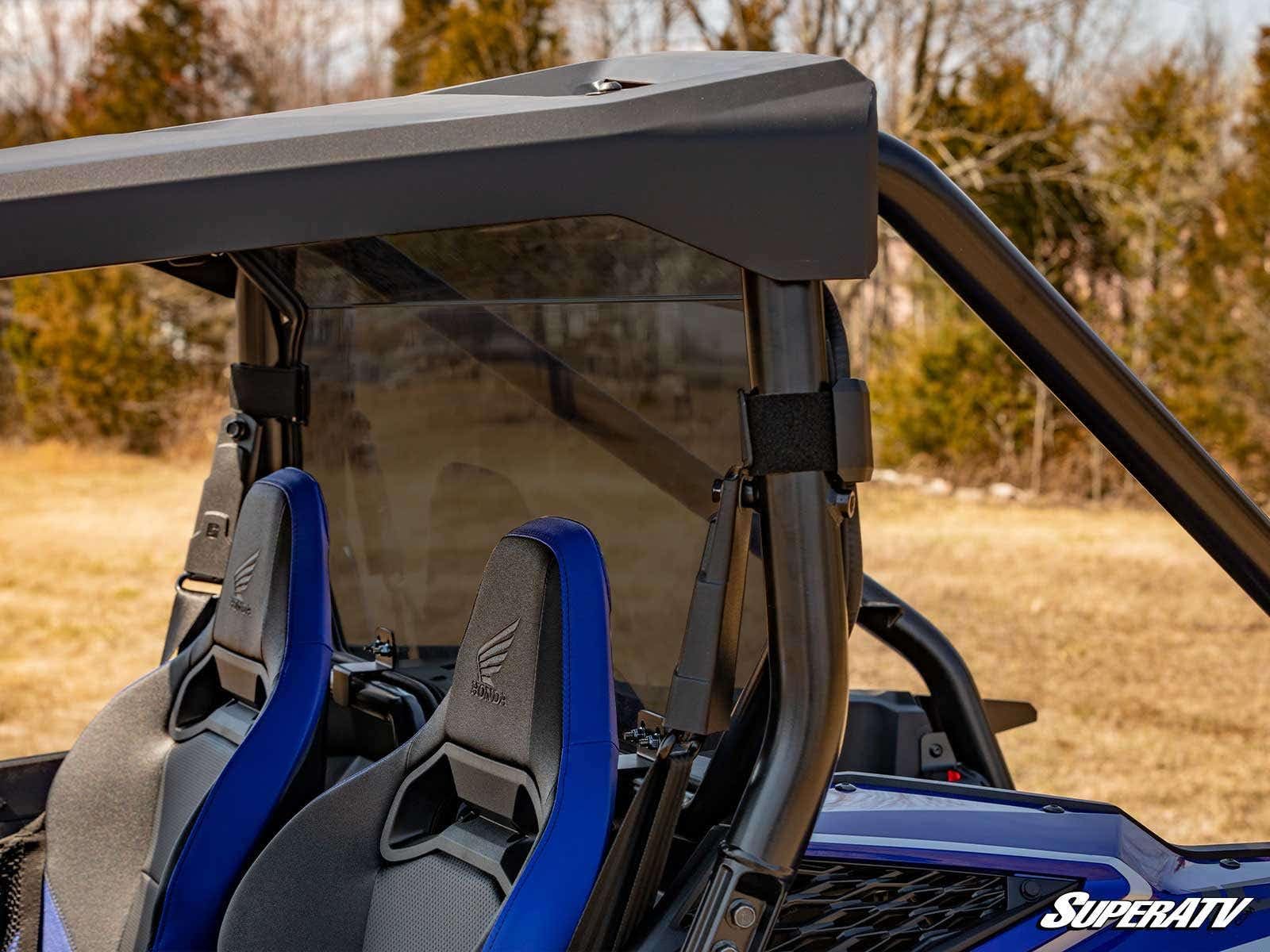 Superatv Honda Talon 1000X Rear Windshield | Dark Tint