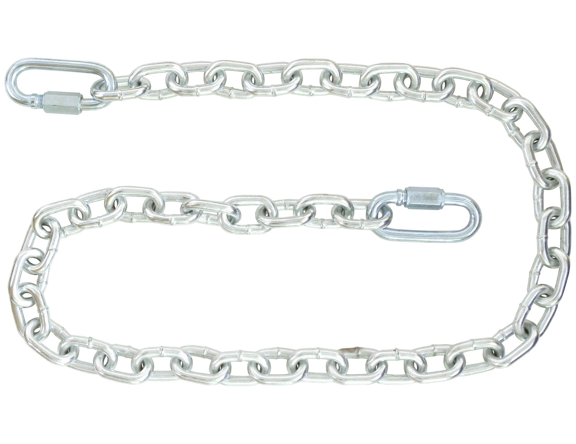 Buyers Products 11215 Class 2 & 3 Trailer Safety Chain With Quick Link Connectors, 48'' Chain, 9/32'' Chain Diameter, 5,000Lb Mg
