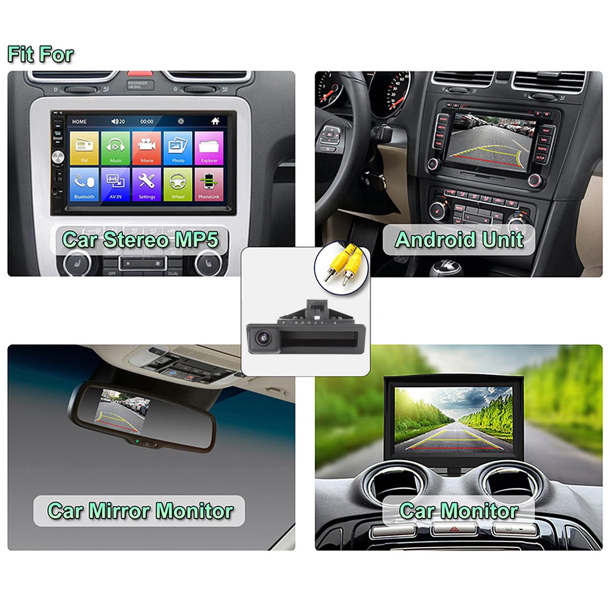 Vehicle Backup Camera With Dynamic Intelligent Trajectory Moving Guide Line For Bmw E82 E88 E84 E90 E91 E92 E93 E70 E60 E61 E39