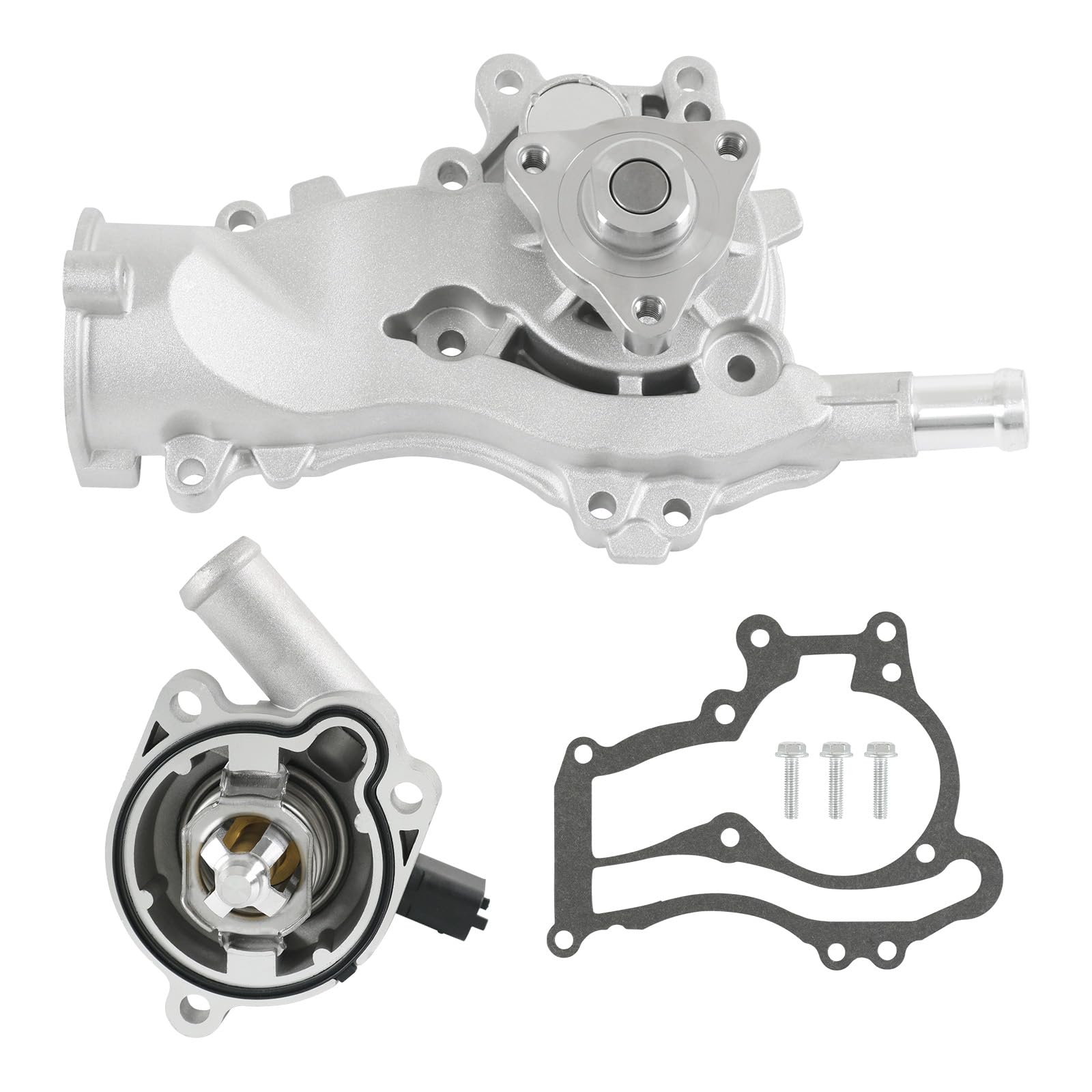 Radhlbniu Water Pump Thermostat Kit Fit For Buick Encore 2013-2020, Fit For Chevy Cruze 2011-2016 Sonic 2012-2020 Trax 2013-2020