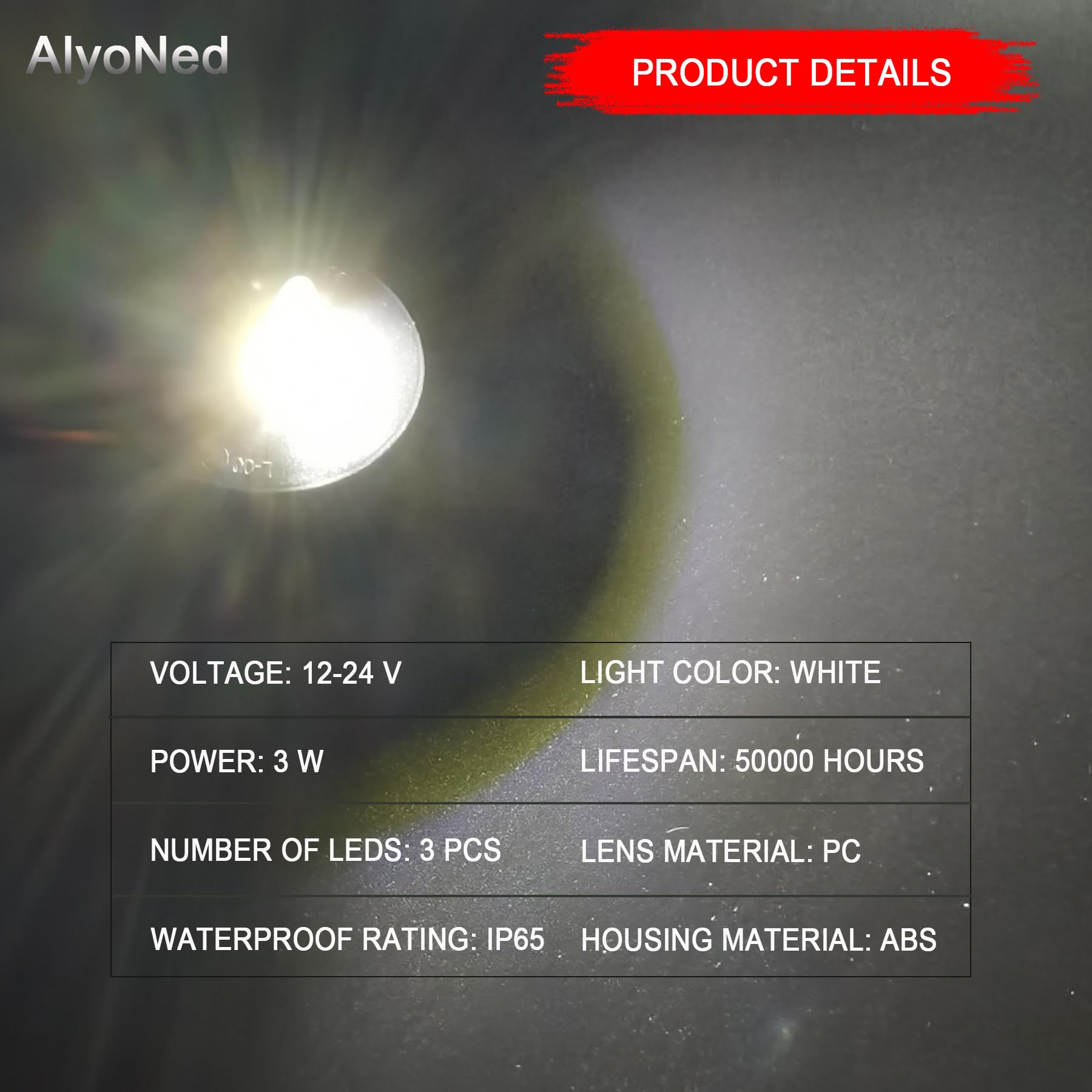 Alyoned Led License Plate Lights Tag Lamp Assembly Compatible With Ford F-150 F-250 F-350 F-450 F-550 Super Duty Explorer Expedi