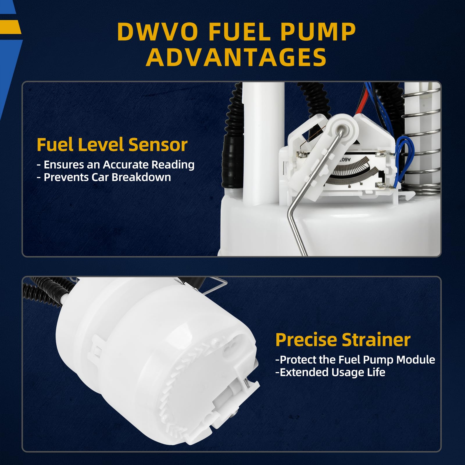 Dwvo Fuel Pump Compatible With Rogue 2008 2009 2010 2011 2012 2013 2.5L, Rogue Select 2014 2015 2.5L Awd Only