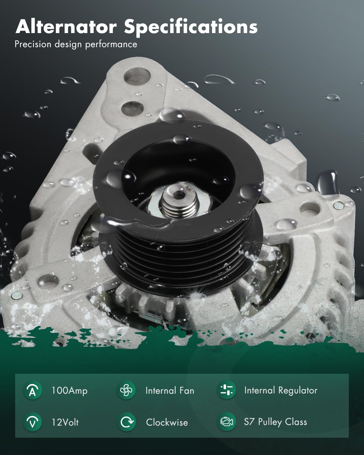 SCITOO Alternator Replacement for Toyota for FJ Cruiser 2007-2010, for Toyota for Tacoma 2005-2015, for Toyota for Tundra 2006-2