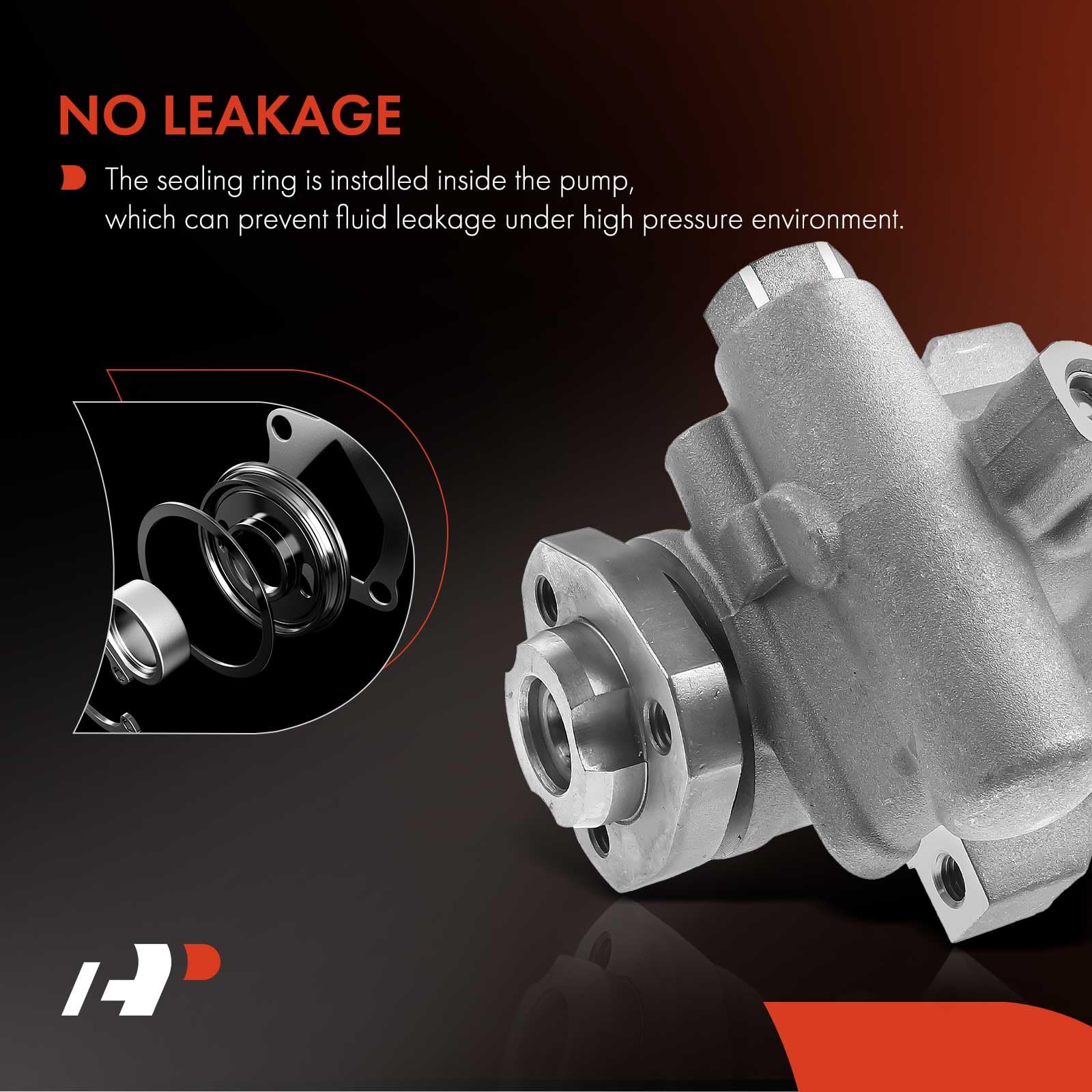 A-Premium Power Steering Pump, Compatible with Volkswagen Jetta 2000-2004, Golf 2000-2003, V6 2.8L, Replace # 1J0422154D