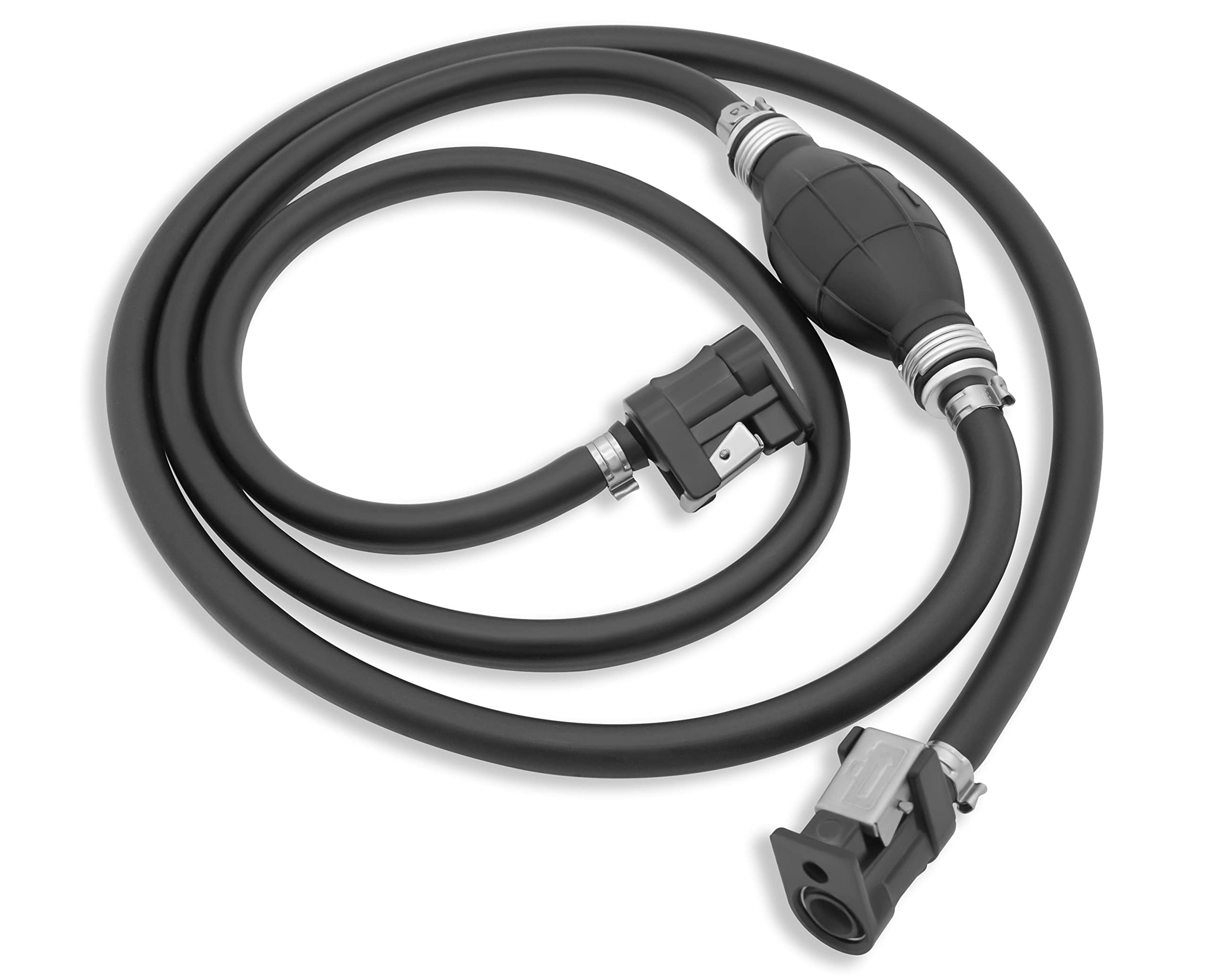 Fuel Line Assembly 5/16 '' 8Mm Fuel Gas Line Hose For Marine Outboard Boat Motor Rvs Fuel Assembly Ith Primer Bulb Steel Hose Cl