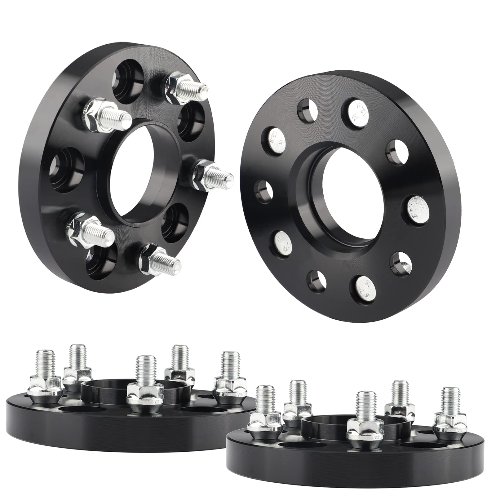 5X4.75 Wheel Spacers For Blazer Camaro Corvette S10, Xlr Eldorado, 20Mm 5X120.65 Wheel Spacers 70.3Mm Hubcentric With 12X1.5 Studs