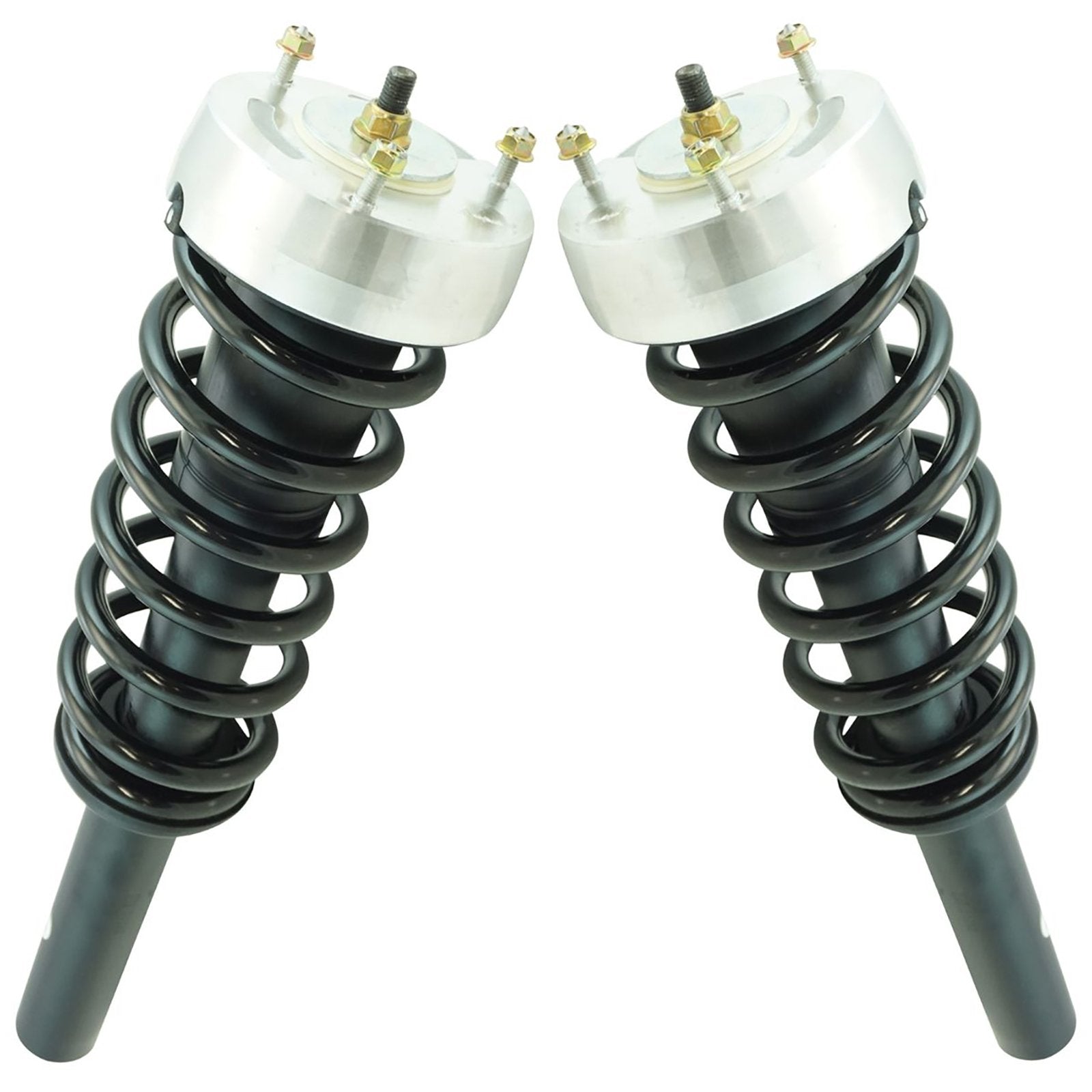 Trq Front Strut & Coil Spring Assembly Set Driver & Passenger Sides Compatible With 07-13 Bmw X5 08-14 X6