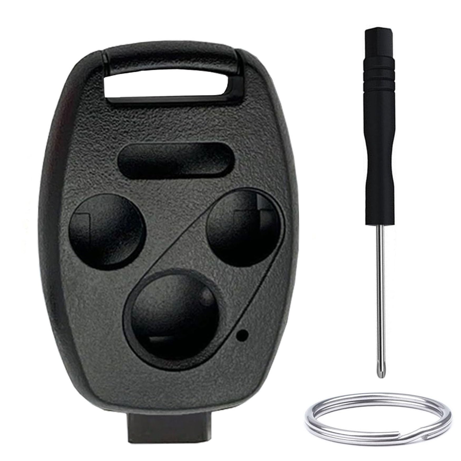 WKEDQAF Keyless Entry Fob Shell Case for Honda Civic 2006-2013, Accord 2003-2012, Pilot 2009-2015, CR-V 200