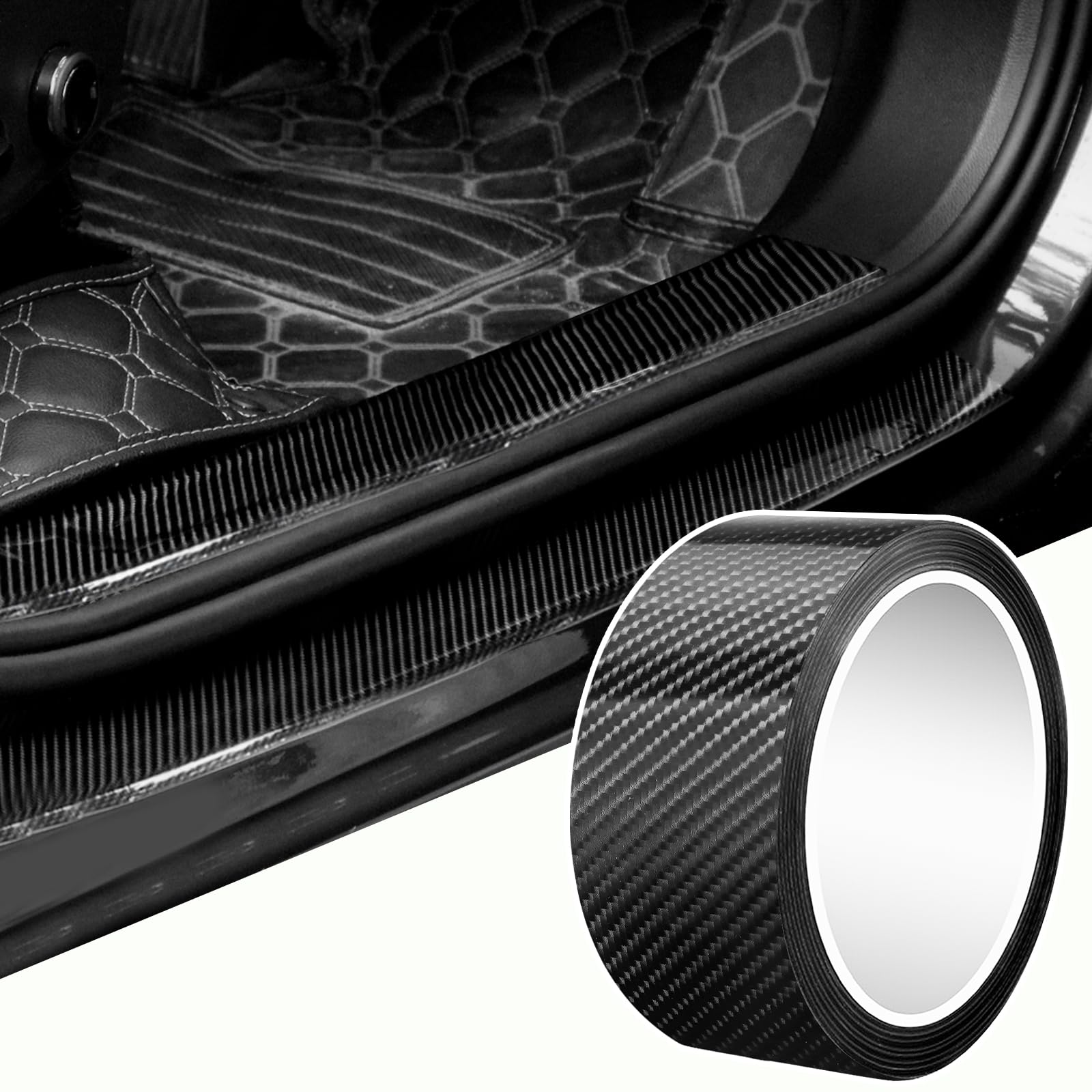 Storystore Universal Car Door Edge Guard Door Sill Protector, Automotive Anti-Collision Strip for Car Door Edge/Front and Rear B