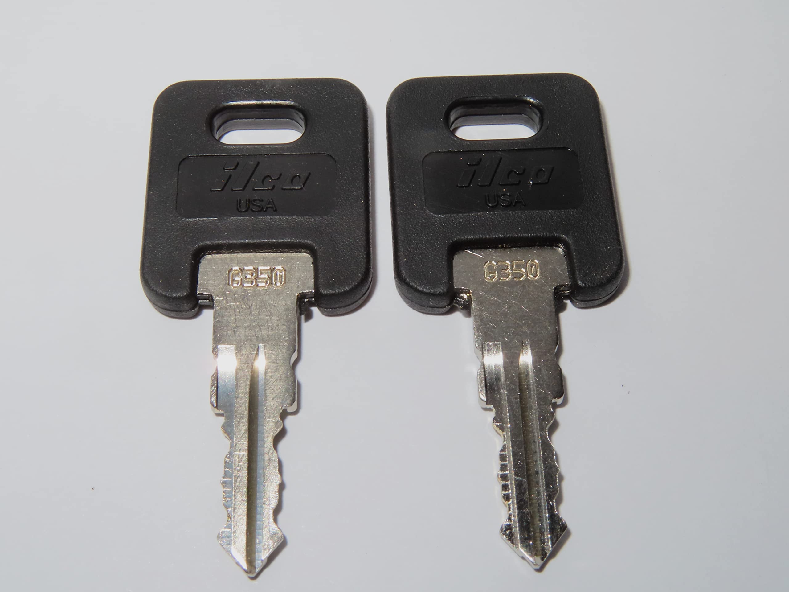 Global Link Rvs Motorhome Trailer Keys 2 Ilco Black Top Keys Cut To Key/Lock Number From G301 To G351 Ilco Keys For Global Link 