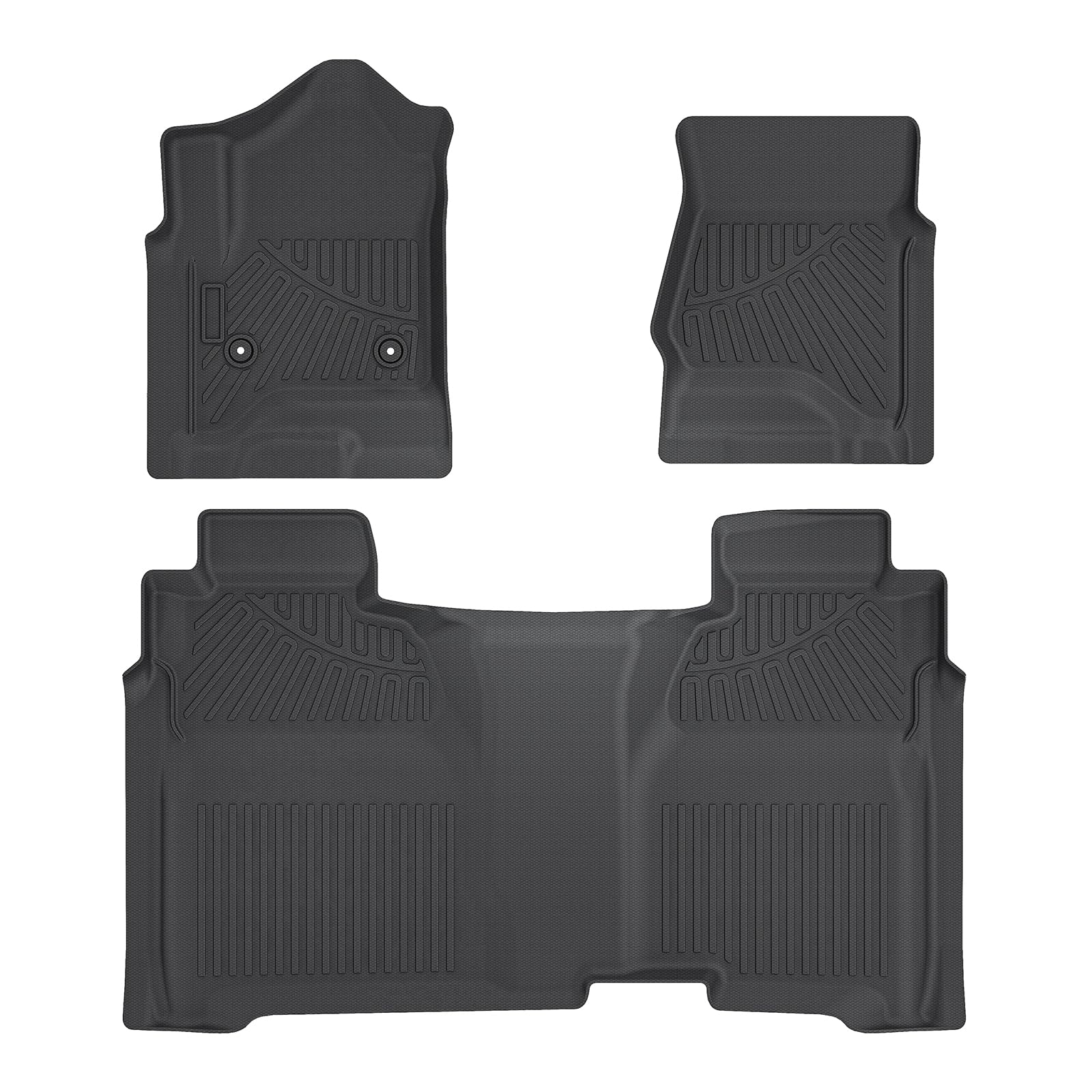 Cartist Floor Mats Fit For 2014-2018 Chevy Silverado & Gmc Sierra 1500 Crew Cab;2015-2019 Silverado/Sierra 2500Hd/3500 Hd Crew C