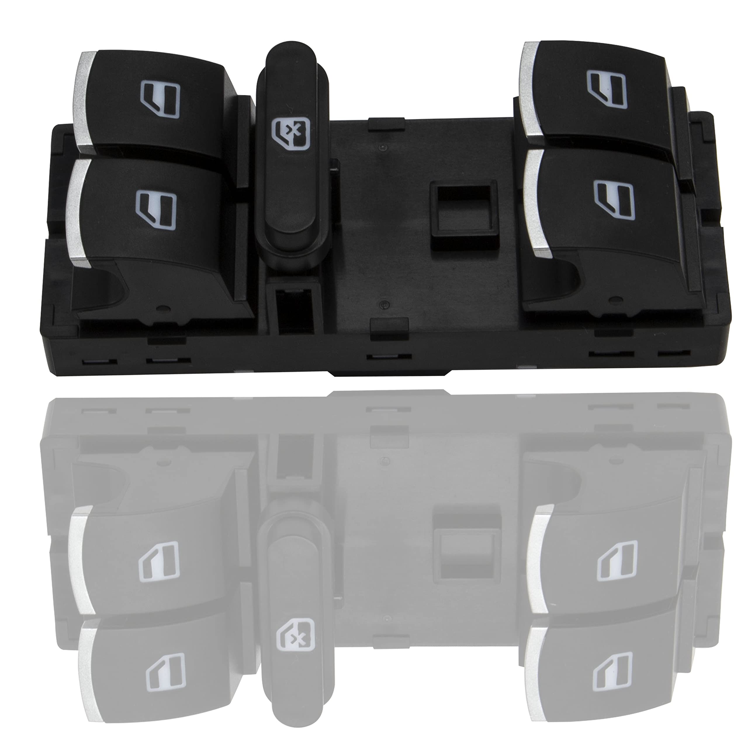 Master Power Window Switch Driver Side 5Nd959857 Front Left Electric Switch Control Button Panel Compatible With Cc Golf Jetta Passat Tiguan Rabbit 2005-2014