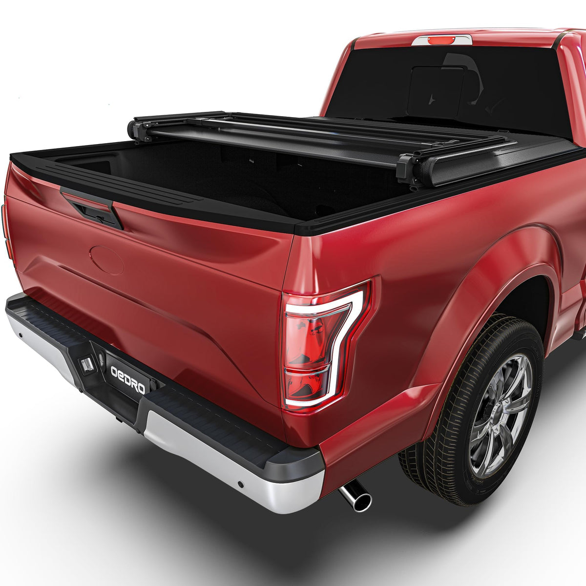 Oedro Upgraded Tri-Fold Truck Bed Tonneau Cover Fits For Ford F-150 F150 2015-2025 With 6.5 Feet Bed