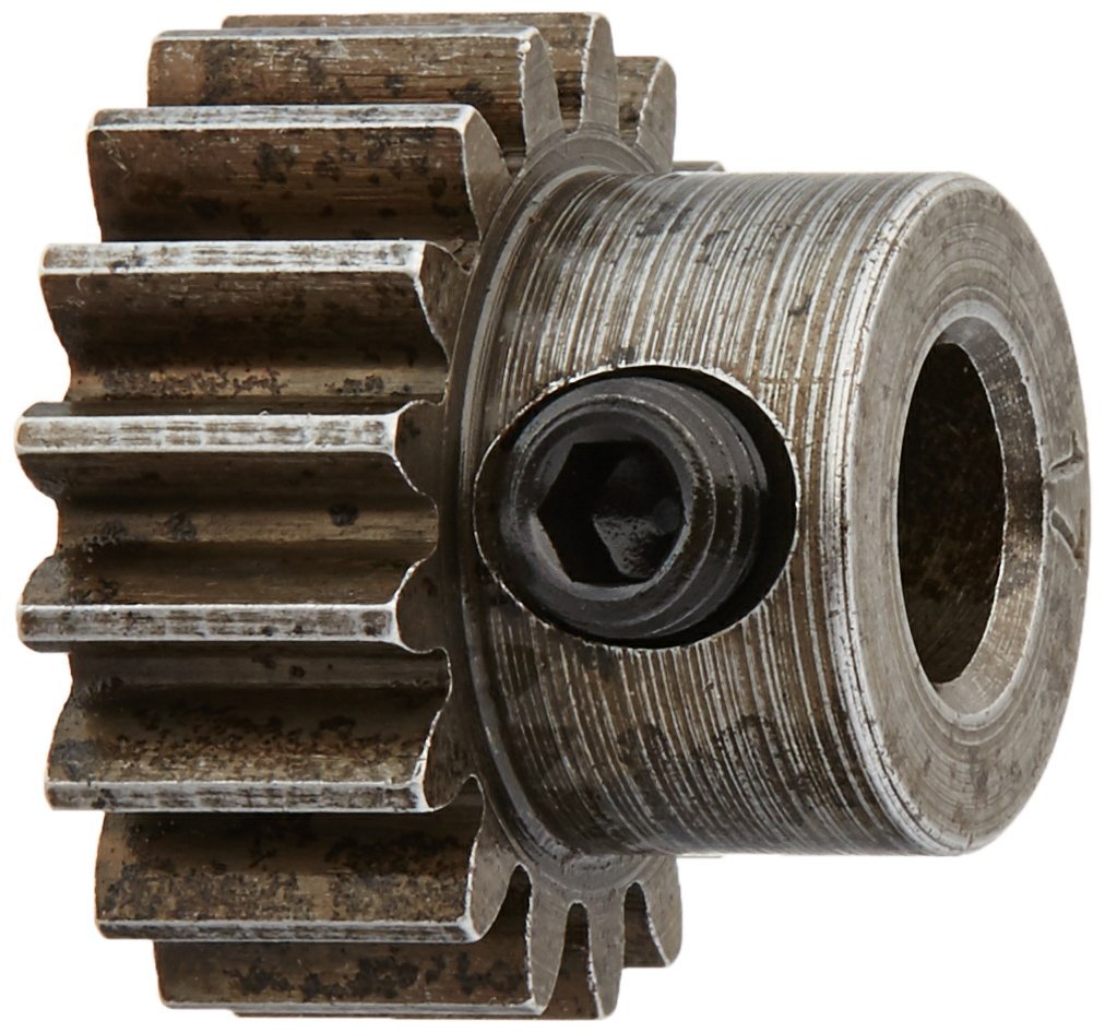 Robinson Racing Products 8717 Hard Bore 0.8 Module Pinion Gear, 17T, 5Mm