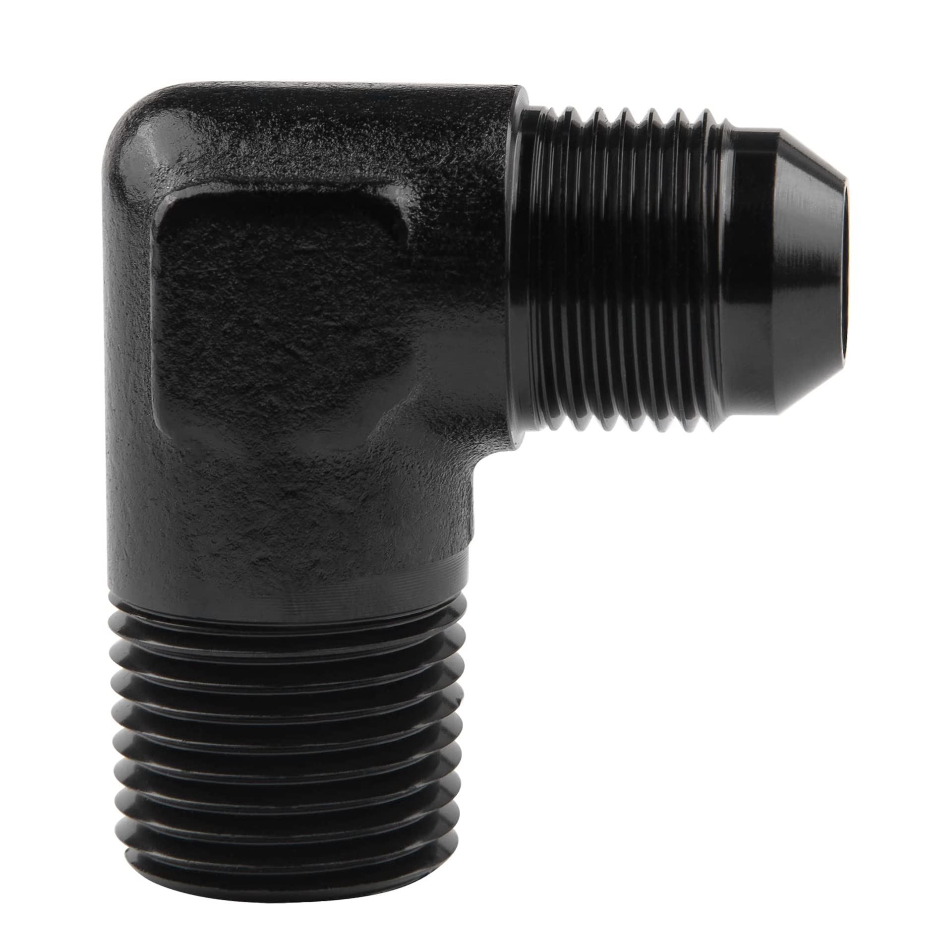 Evil Energy 8An To 1/2'' Npt Male 90 Degree Fitting Adapter Aluminum