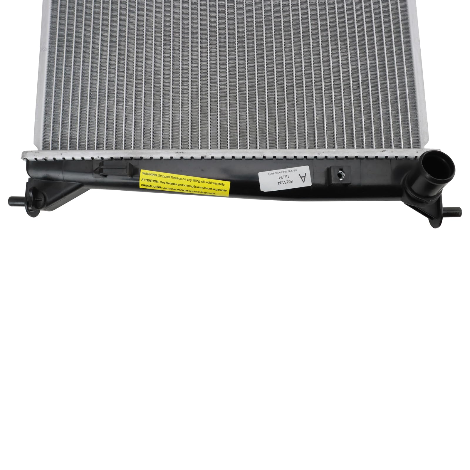 Trq Radiator Assembly Aluminum Core Compatible With 10-11 Kia Soul Cu13134