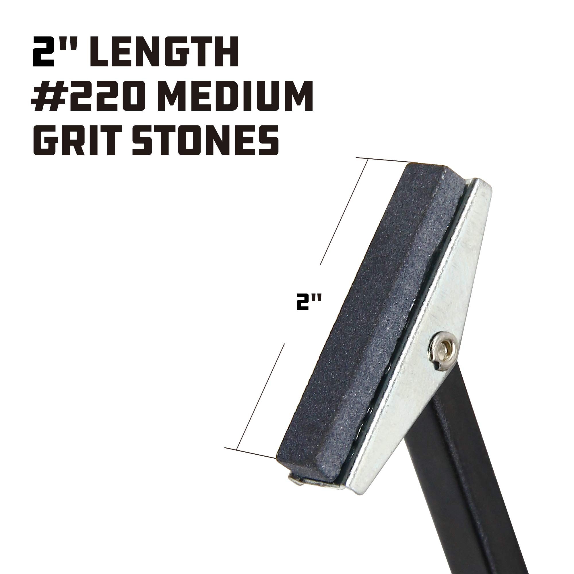 Powerbuilt Disk Brake Cylinder Hone 1-1/4 Inch To 3-1/2 Inch, Medium Grit Stones Included, Adjustable Tension 648631