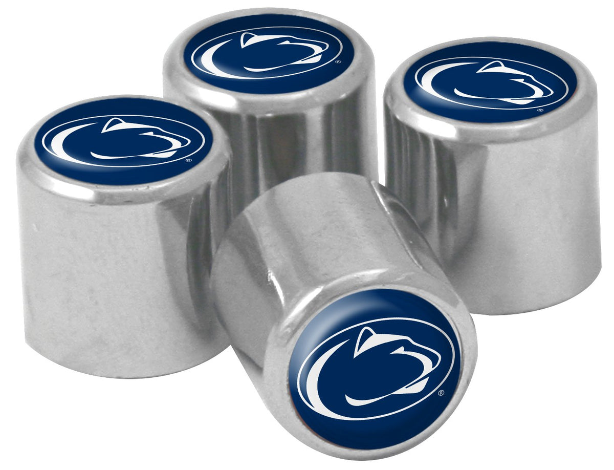 NCAA Penn State Nittany Lions Metal Tire Valve Stem Caps, 4-Pack