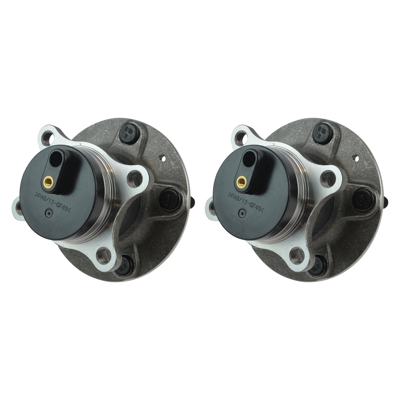 Trq Rear Wheel Hub Bearings Assembly Set Compatible With 2008-2013 Suzuki Sx4