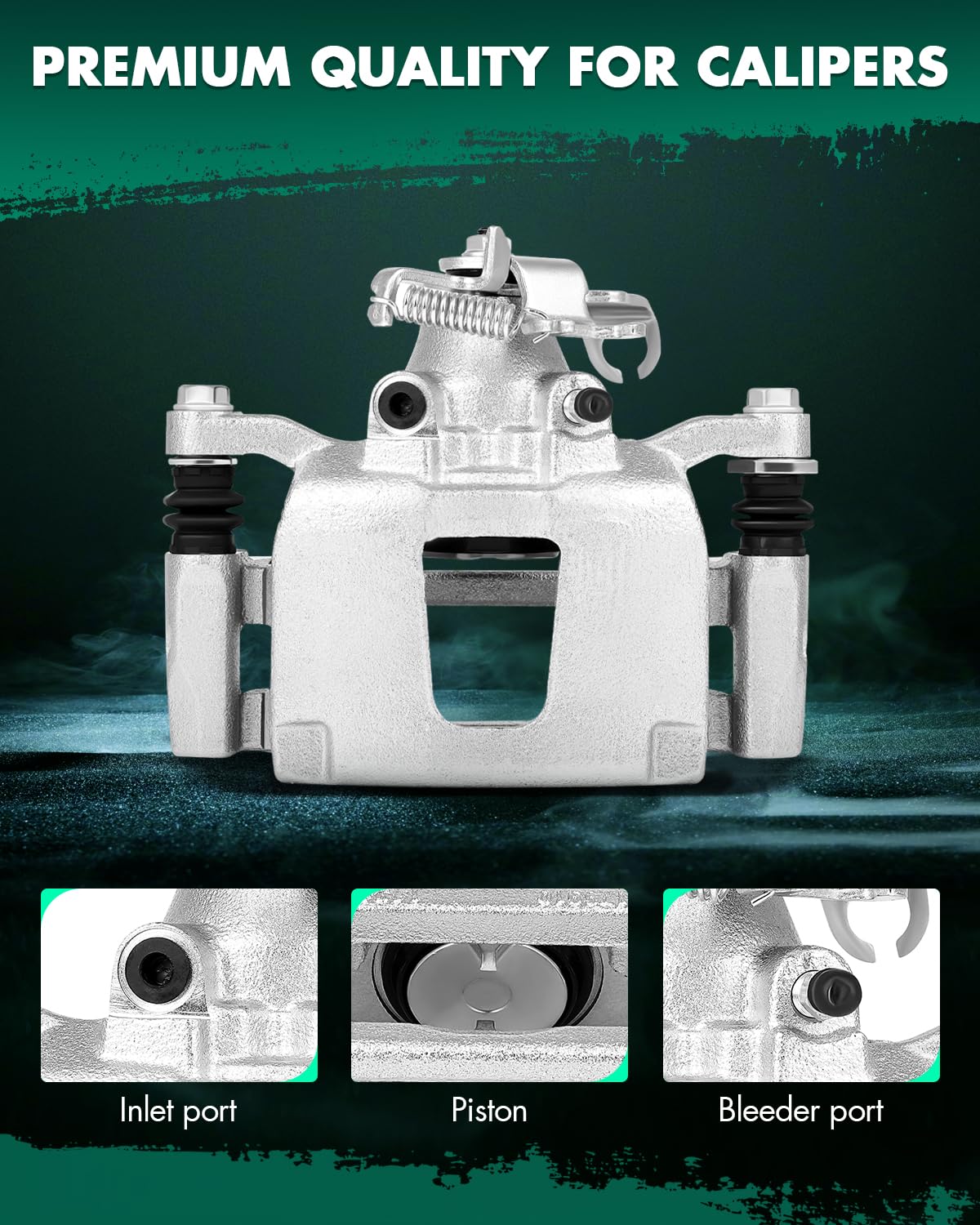 Scitoo Rear Right Brake Caliper With Bracket 18B5398 Compatible For Chrysler Town & Country 2012-2016, For Dodge Grand Caravan 2