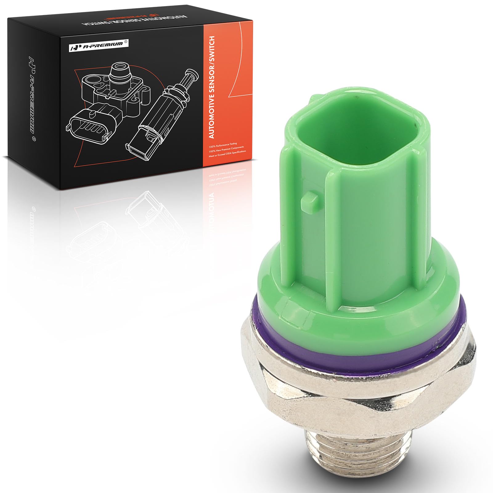 A-Premium Knock Sensor Compatible with Honda Civic 2006-2011, S2000 2006-2009 & Acura CSX 2006-2011, L4 2.0L 2.2L, Replace# 30530-PRC-003, 30530PRC003