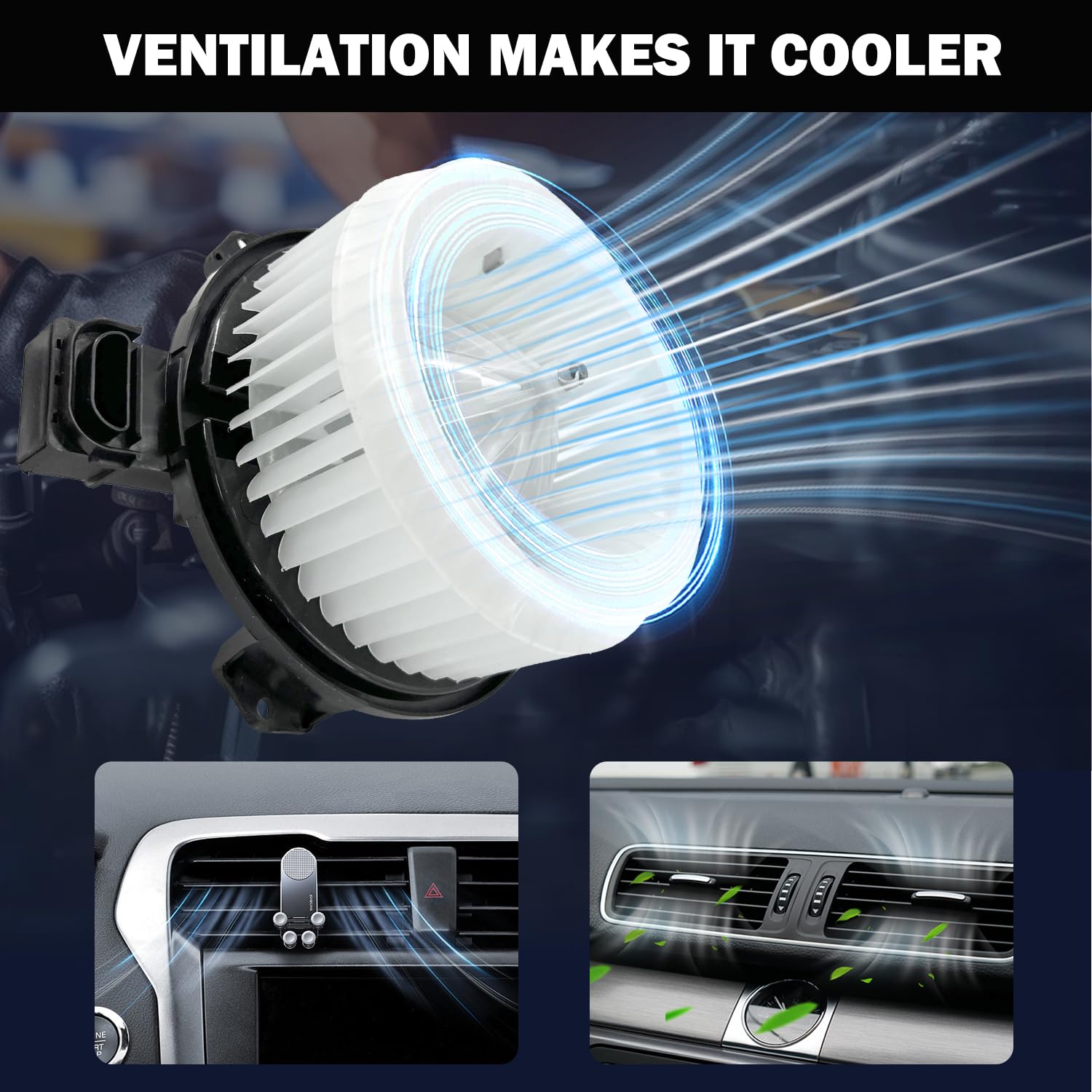 Aspligo 700062 Ac Heater Blower Motor Fan Assembly Fit For Lexus Gx470 2003-2007, For Toyota 4 Runner 2003-2009 8710335060, 8710