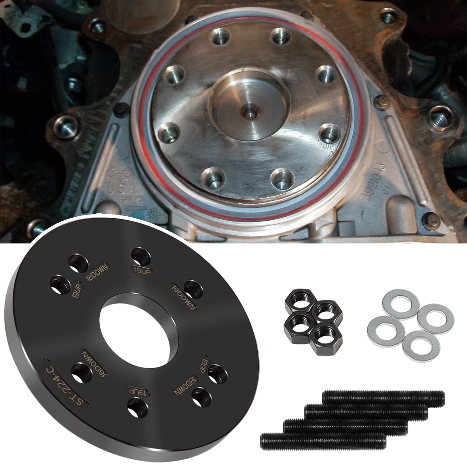 5395259 3824078 Rear Main Crankshaft Seal & Wear Sleeve Installer Alt ST-224C 2063800090 For Cummins 3.9L 5.9L 6.7L 8.3L & 9.0L 