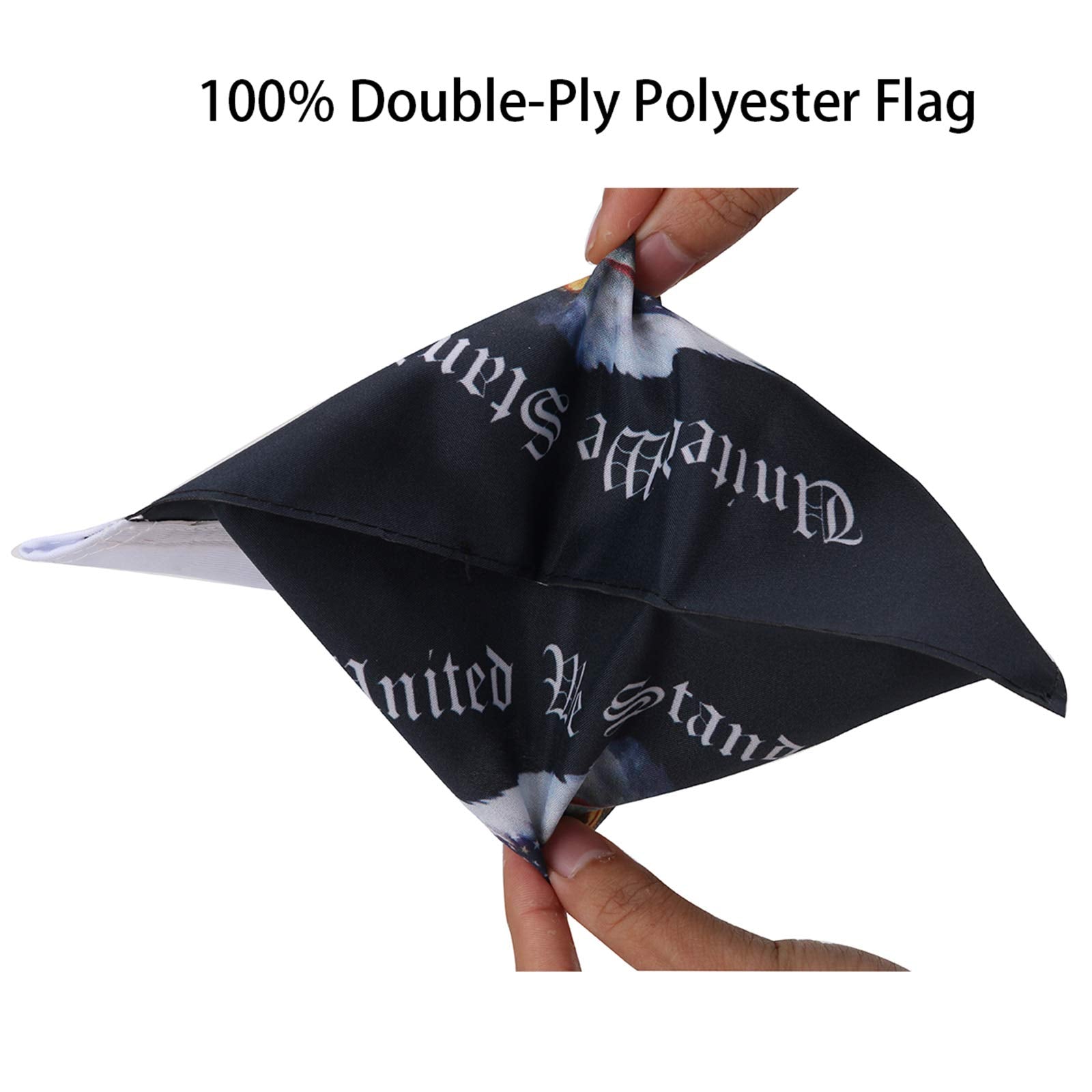 6'' x 10'' Eagle American Flag for Harley Davidson Honda Goldwing CB VTX CBR Yamaha Motorcycle flags