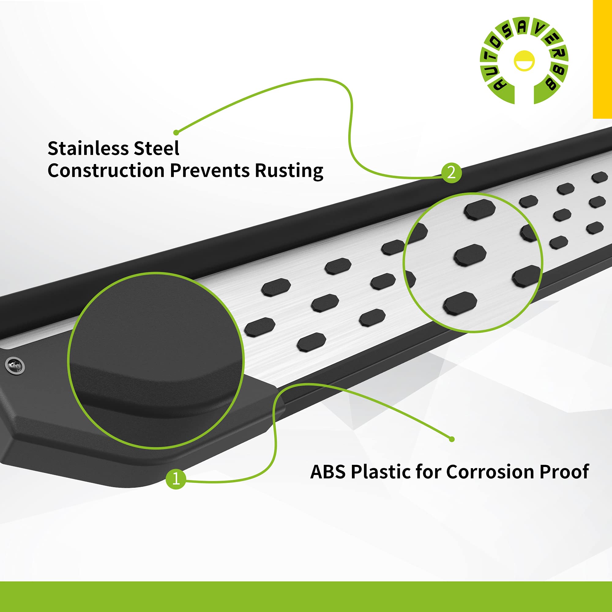 Autosaver88 Running Boards Compatible With 2016-2022 Honda Pilot Suv Aluminum Side Step Nerf Bars Step Rails Sport Utility 4-Doo