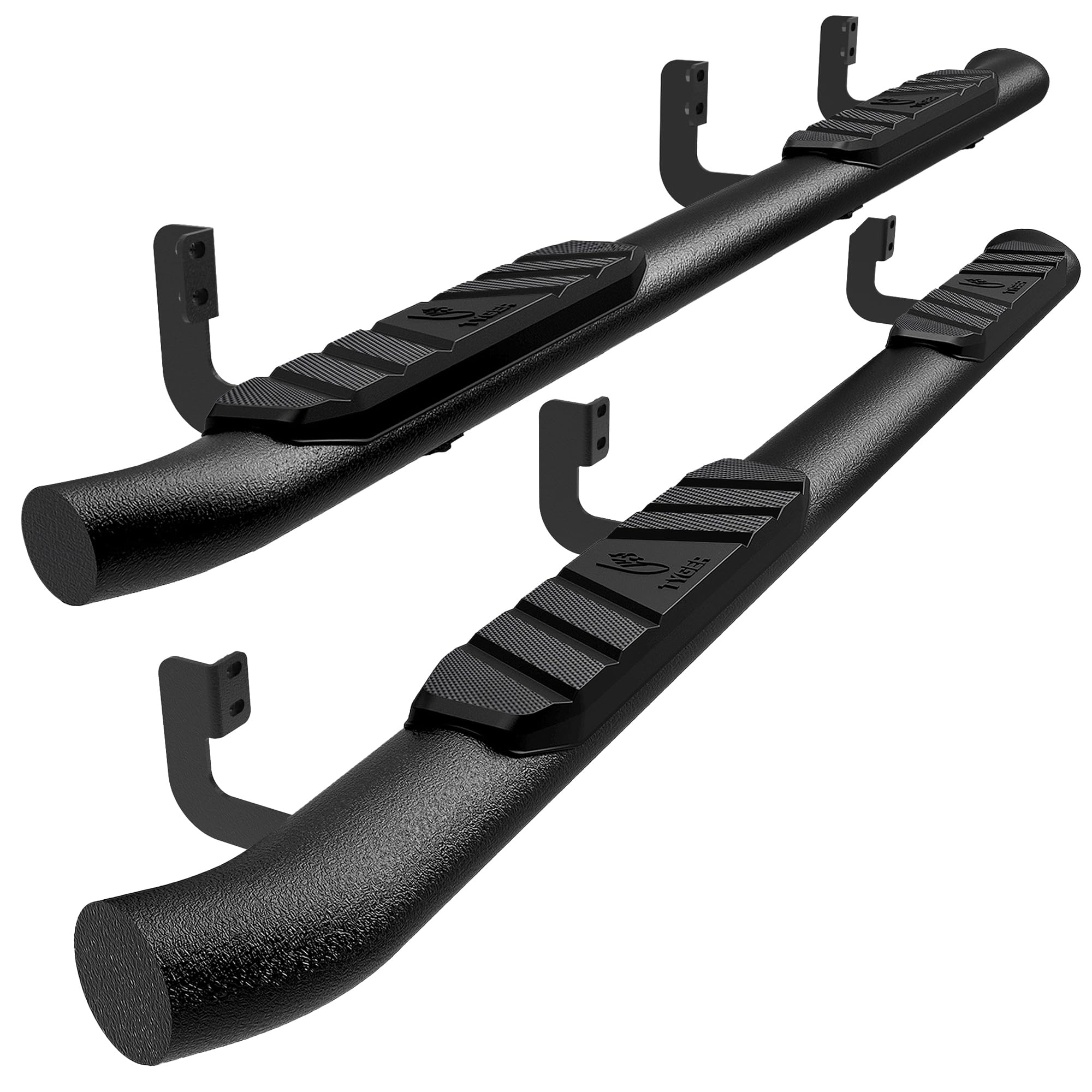 Tyger Auto 3.5'' Rider Running Boards Compatible With 2005-2024 Nissan Frontier | Crew Cab | Tg-Ss2N35208 | Side Step Rail Nerf