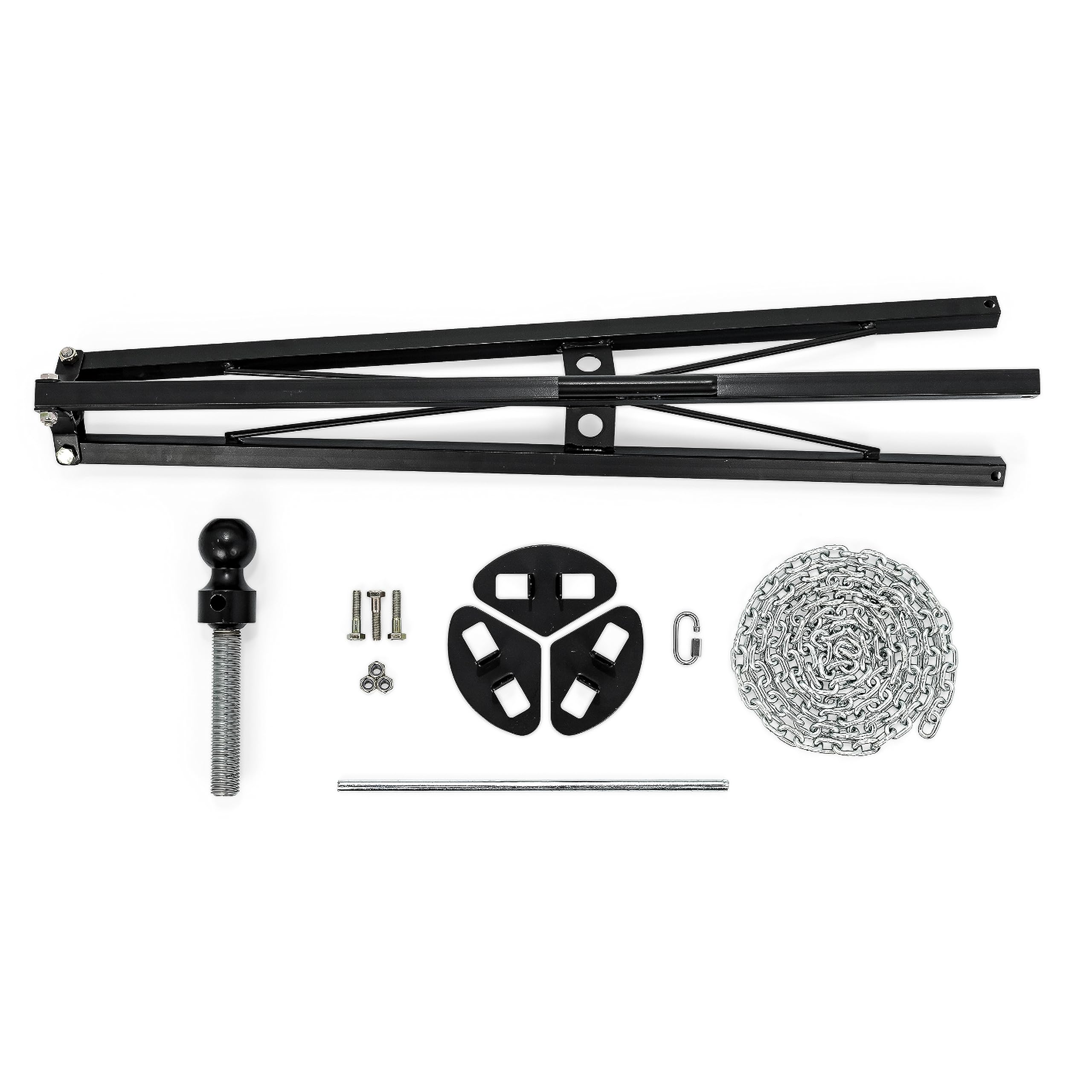 Camco Eaz-Lift Camper & RV Gooseneck Stabilizer Tripod Jack - Reduces Movement on 5th Wheel Trailers - Features Adjustable Heigh