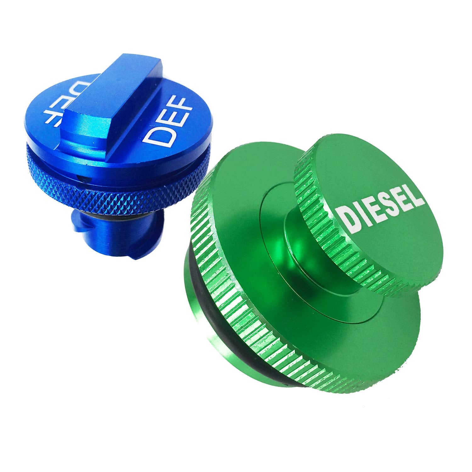 Easy To Grip,Diesel Fuel Tank Cap For Dodge, (Hidden-Strong Magnetism) Ram Diesel Aluminum Fuel Cap And Def Cap Combo For 2013-2