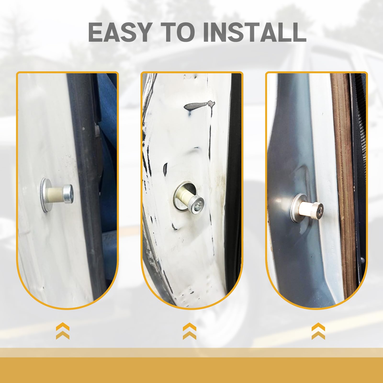 Unigt Door Lock Striker 38420 Compatible With Door Lock Bolt For 1971-1991 Gmc Truck Door Bolt Pin Replace Oem 9601750 - Sold In