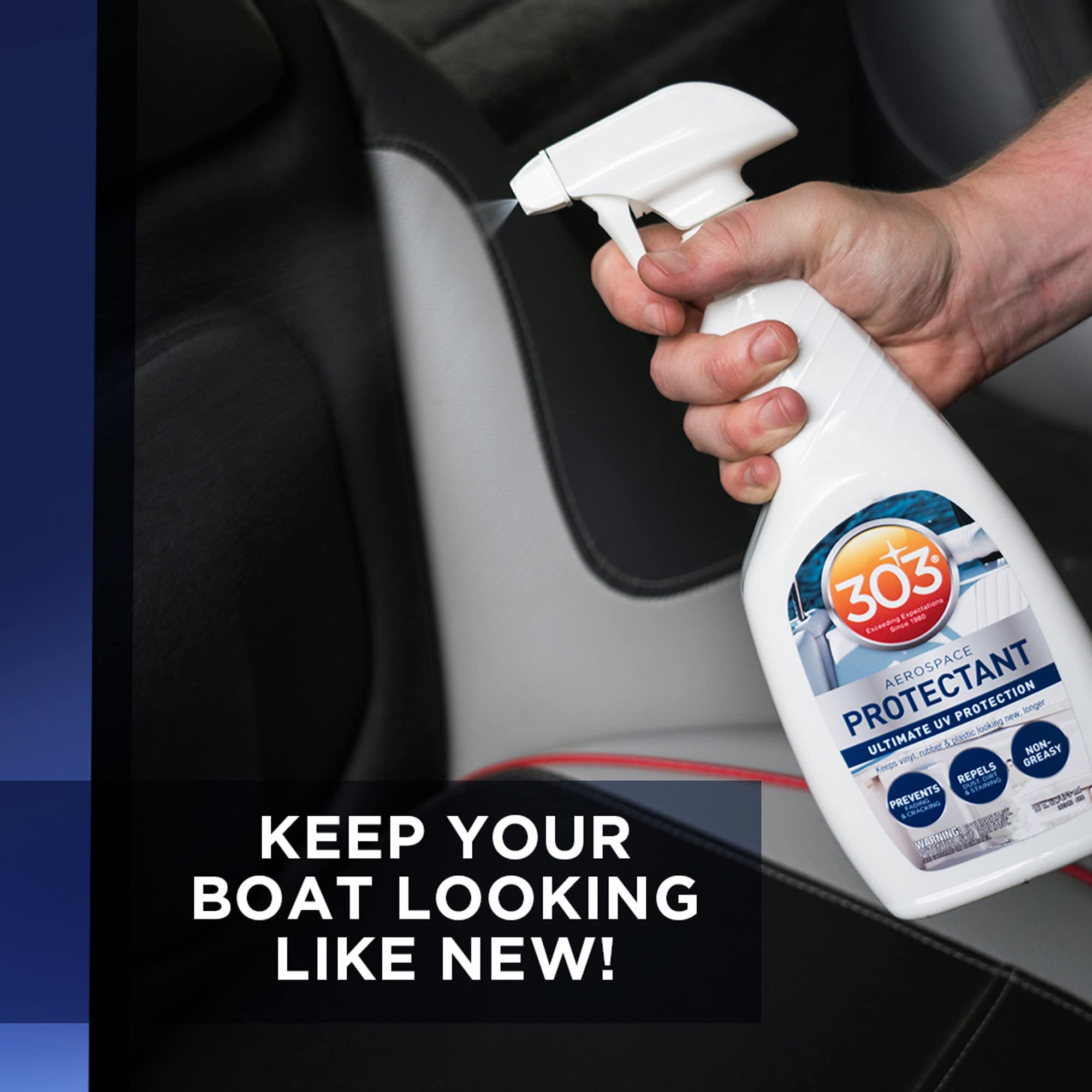 303 Products Marine Aerospace Protectant - Uv Protection - Repels Dust, Dirt, & Staining - Smooth Matte Finish - Restores Like-N