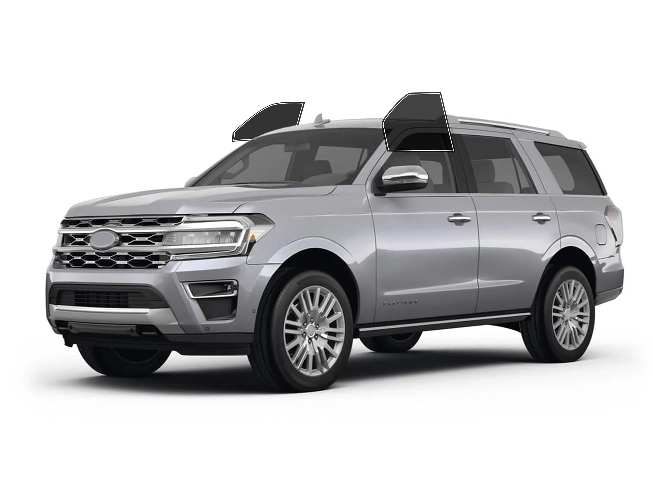 Autotek DIY Car Window Tinting Kit - Customize Shade: 5%, 10%, 20%, 35%, 50%, 70%, for All Sides & Back Windows - Pre-Cut colora