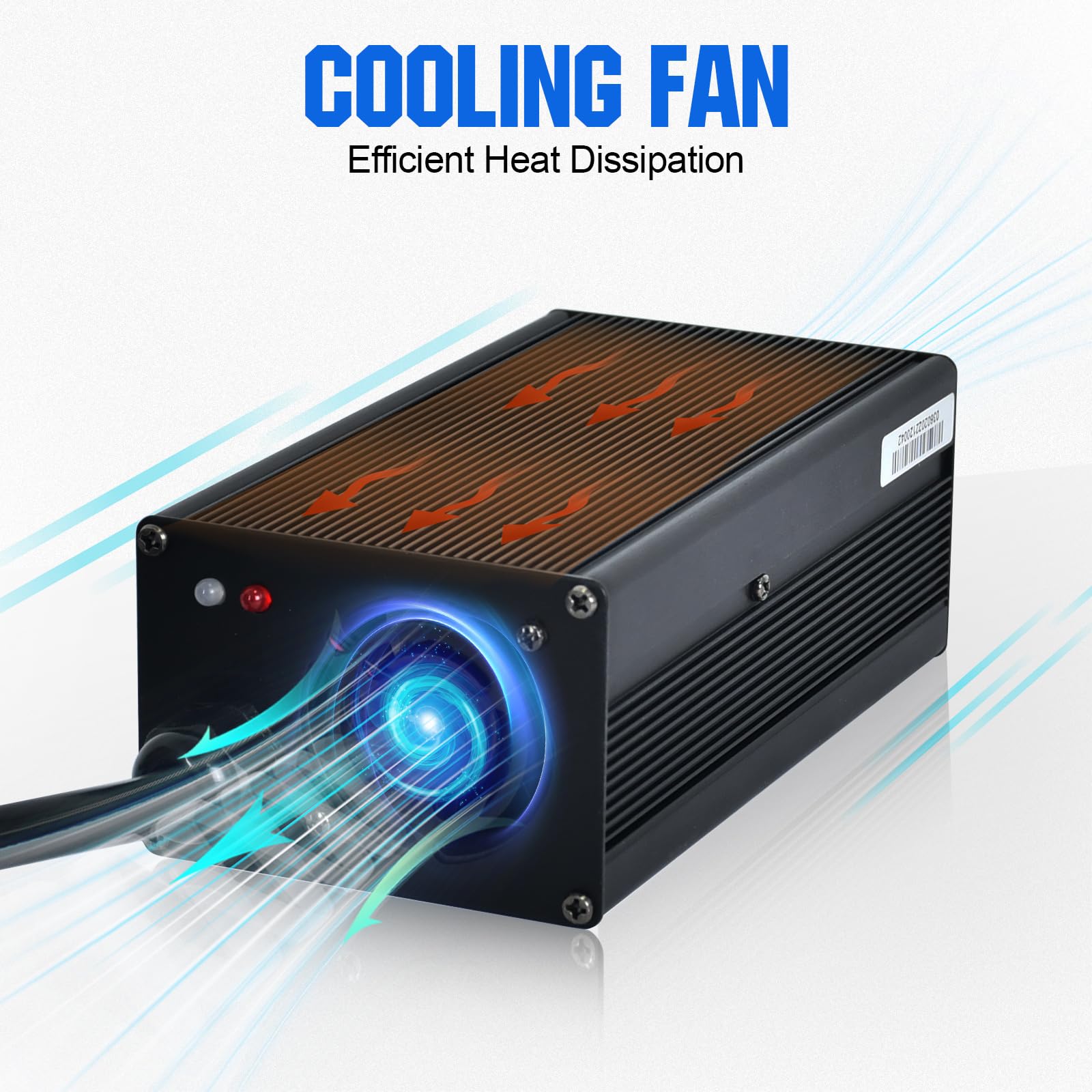 Eco-Worthy 12V 20A Lithium Battery Charger 14.6V Lifepo4 Battery Charger With Battery Quick Connector Automatic Smart & Maintenance For Deep Cycle Rechargeable Battery Boat Rv