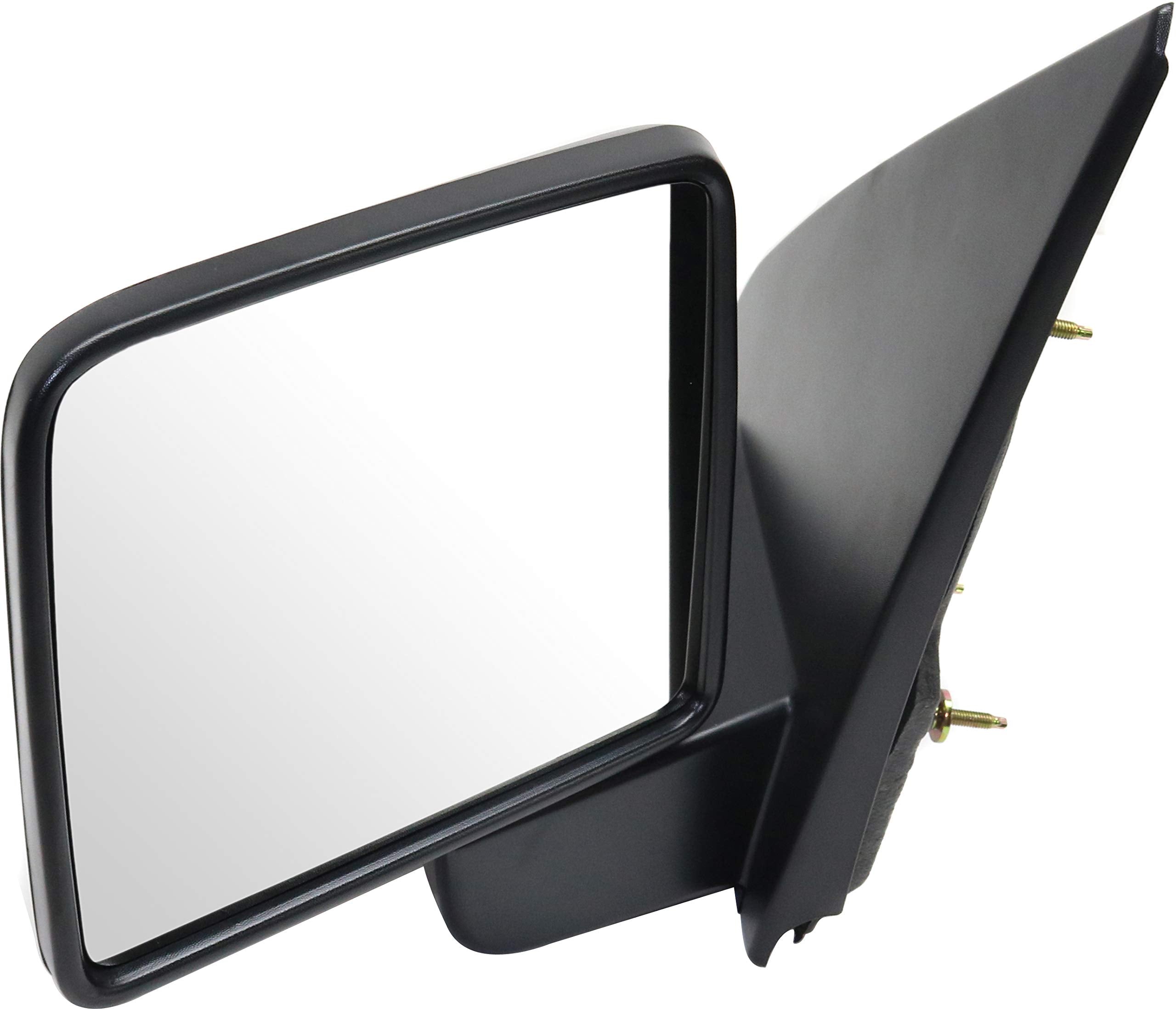 Kool Vue Driver Side Non-Electric Mirror for Ford F-150 2004-2008 Manual Fold Without Signal Light & Puddle Lamp Textured New Body Style