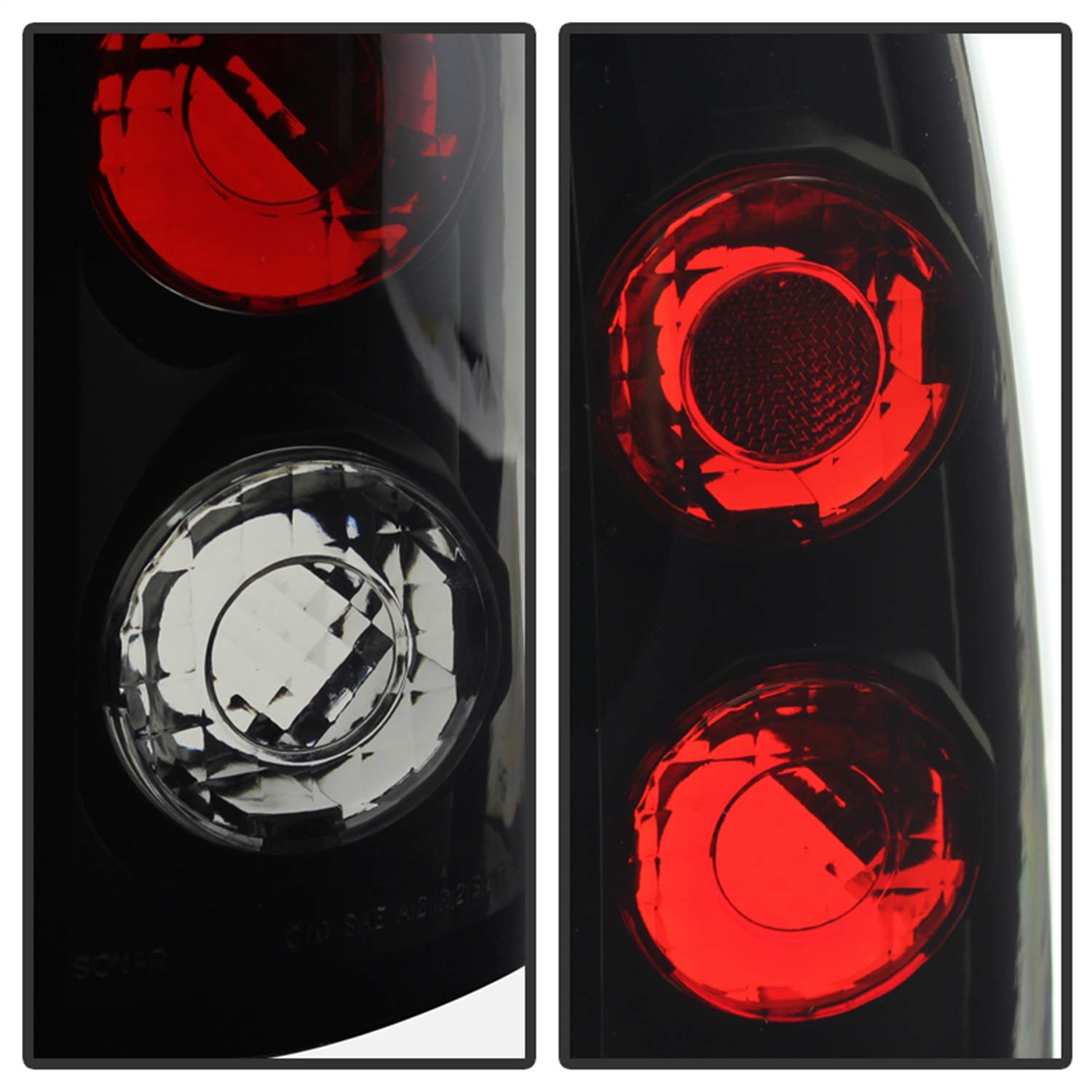 Spyder Auto 5077967 Euro Style Tail Lights Black/Smoked