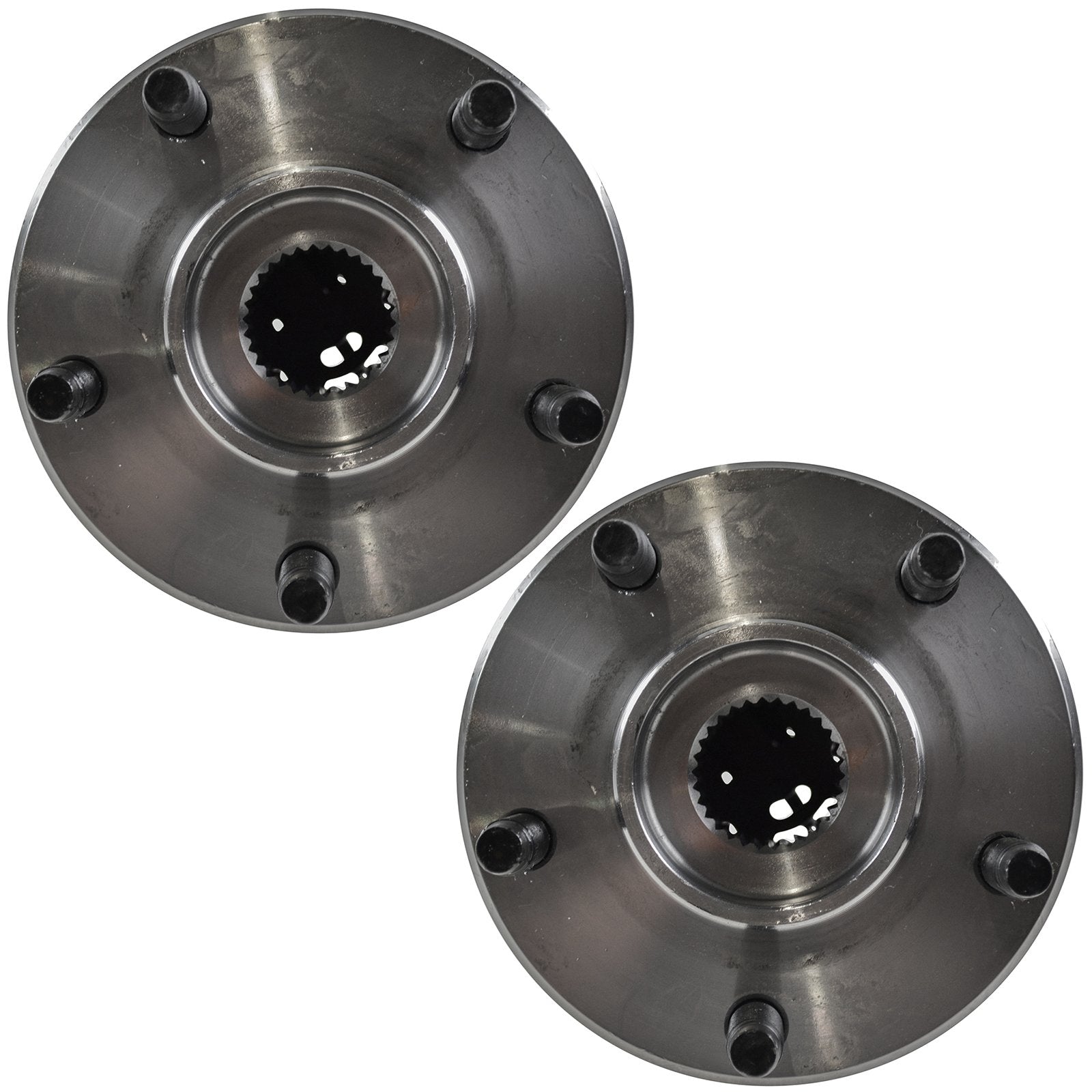 Trq Front Wheel Hub Bearings Assembly Set Compatible With 2008-2010 Chevrolet Cobalt Hhr 2004-2012 Malibu 2005-2010 Pontiac G6 2