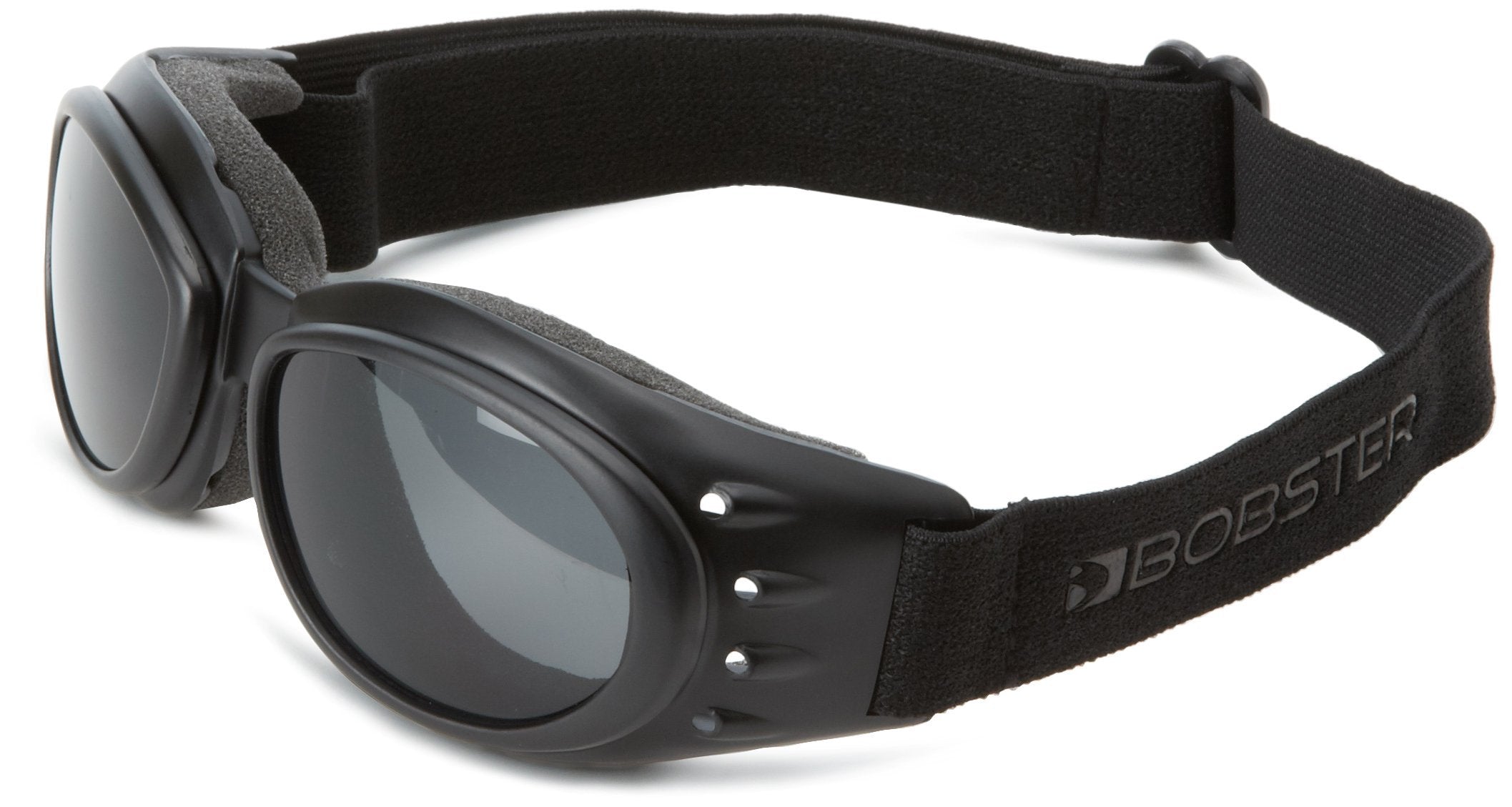 Bobster Cruiser 2 Goggles, Black Frame/3 Lenses (Smoked, Amber And Clear)