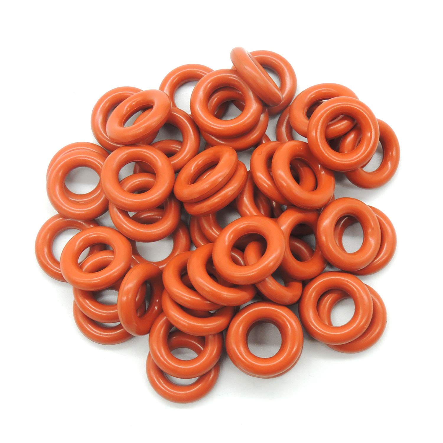 HiSport Fuel Injector O-Rings Set O-203 RED [7.52mm X 3.53 mm 50 Pcs Compatible with IWP063 IWP043 IWP069 IWP181 IWP189 IWP162 0