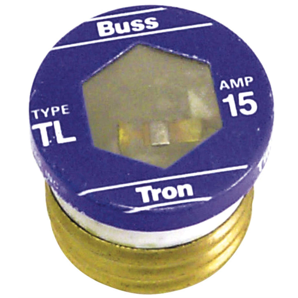 Bussman TL-15PK4 15 Amp Time Delay Plug Fuses 4 Count